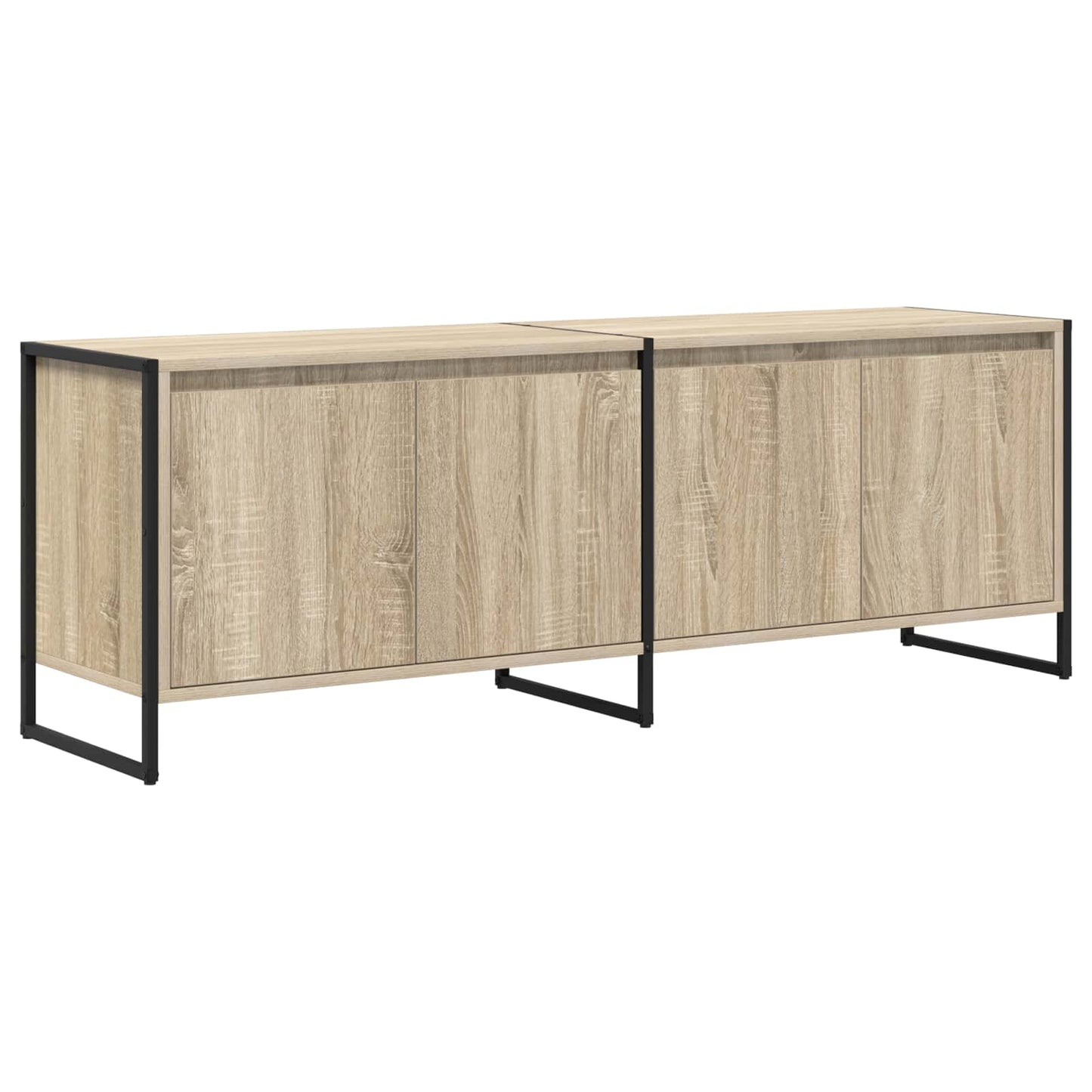 TV-Schränk 140 x 36 x 49,5 cm Sonoma Holzwerkstoff