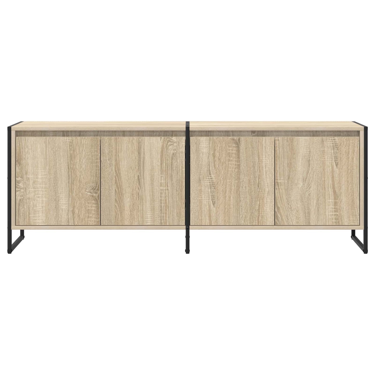 TV-Schränk 140 x 36 x 49,5 cm Sonoma Holzwerkstoff