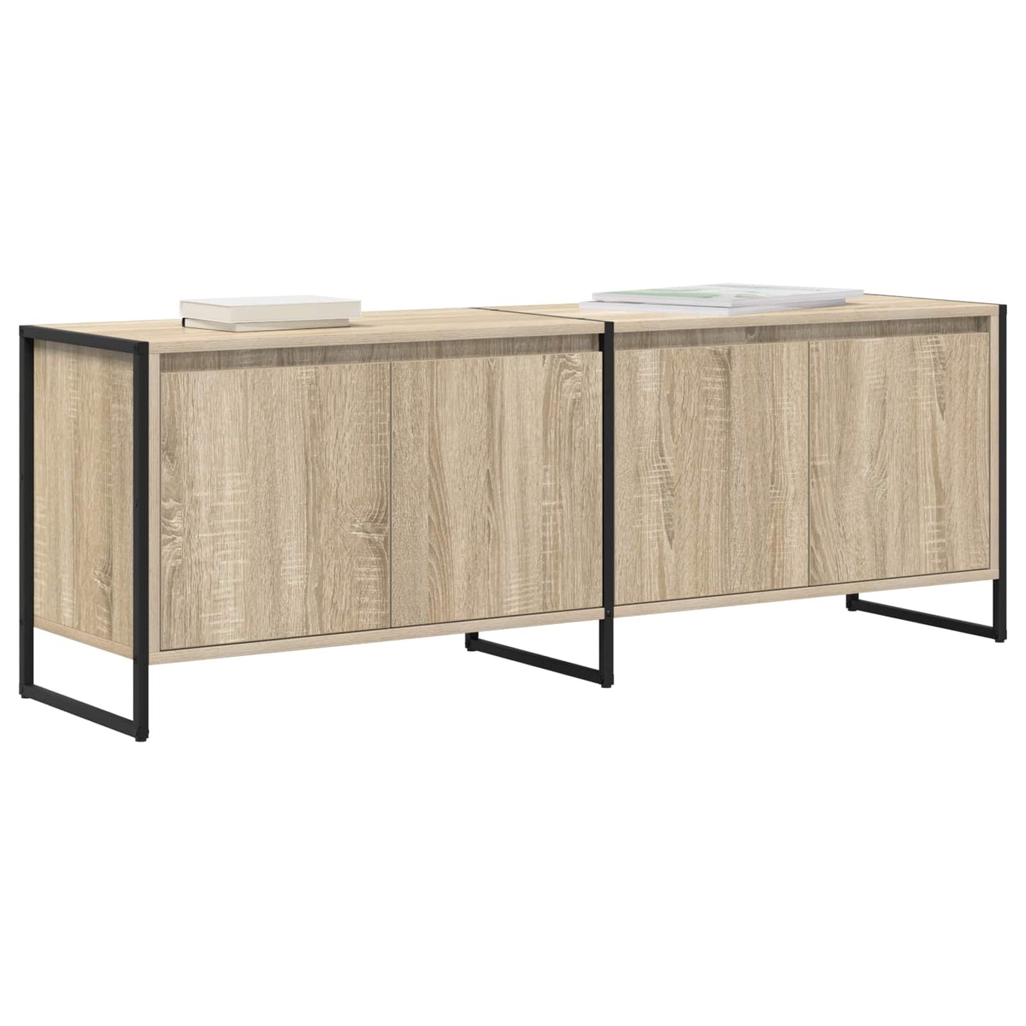 TV-Schränk 140 x 36 x 49,5 cm Sonoma Holzwerkstoff