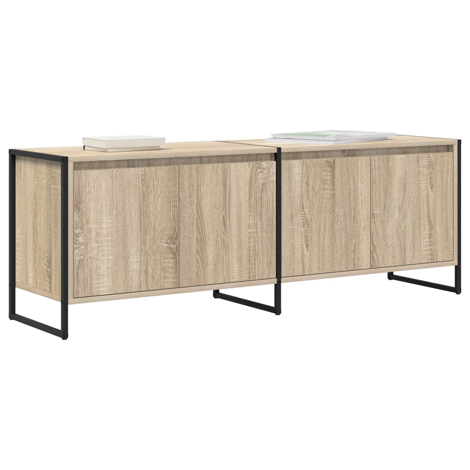 TV-Schränk 140 x 36 x 49,5 cm Sonoma Holzwerkstoff