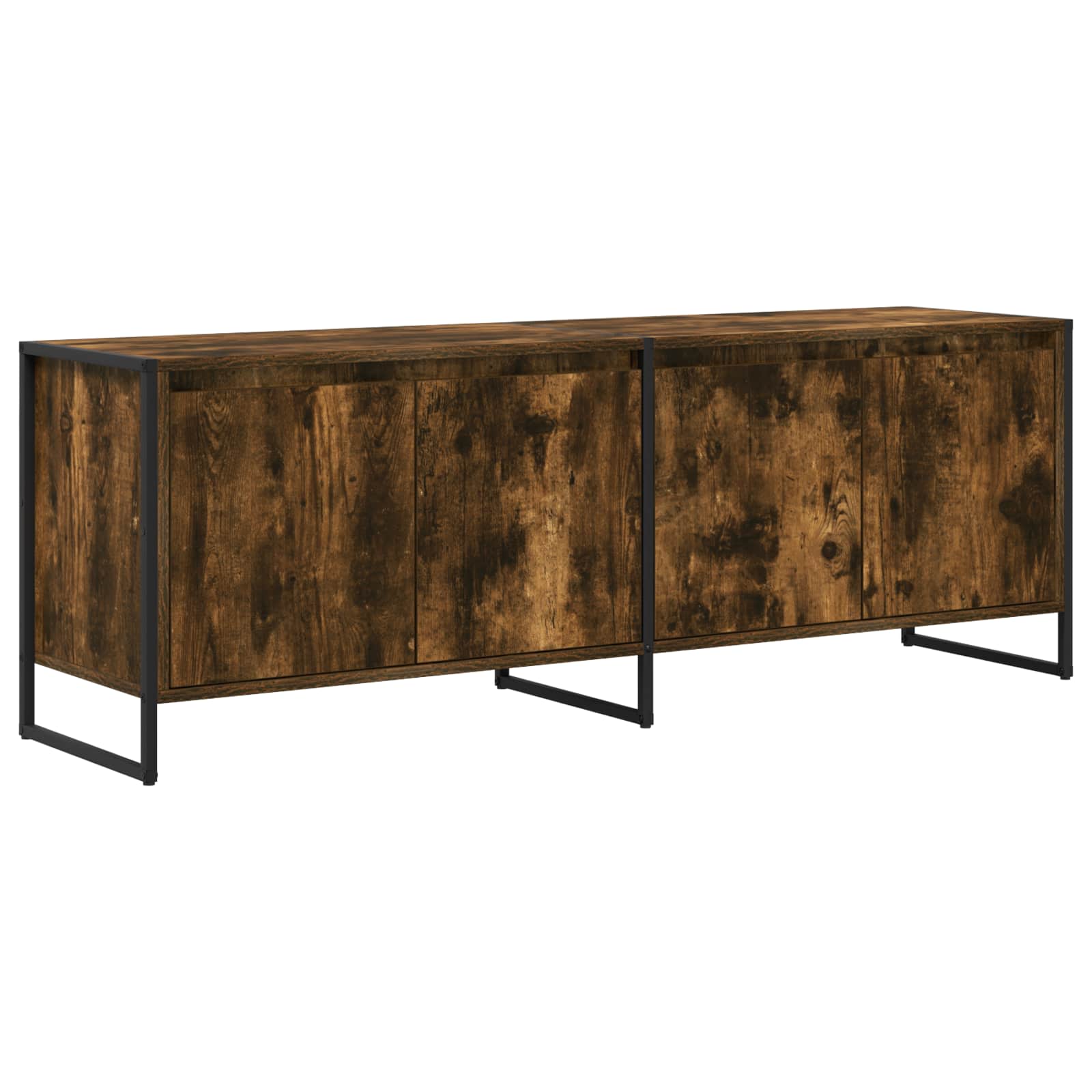 TV-Schränk 140 x 36 x 49,5 cm Raucharbe Holzwerkstoff