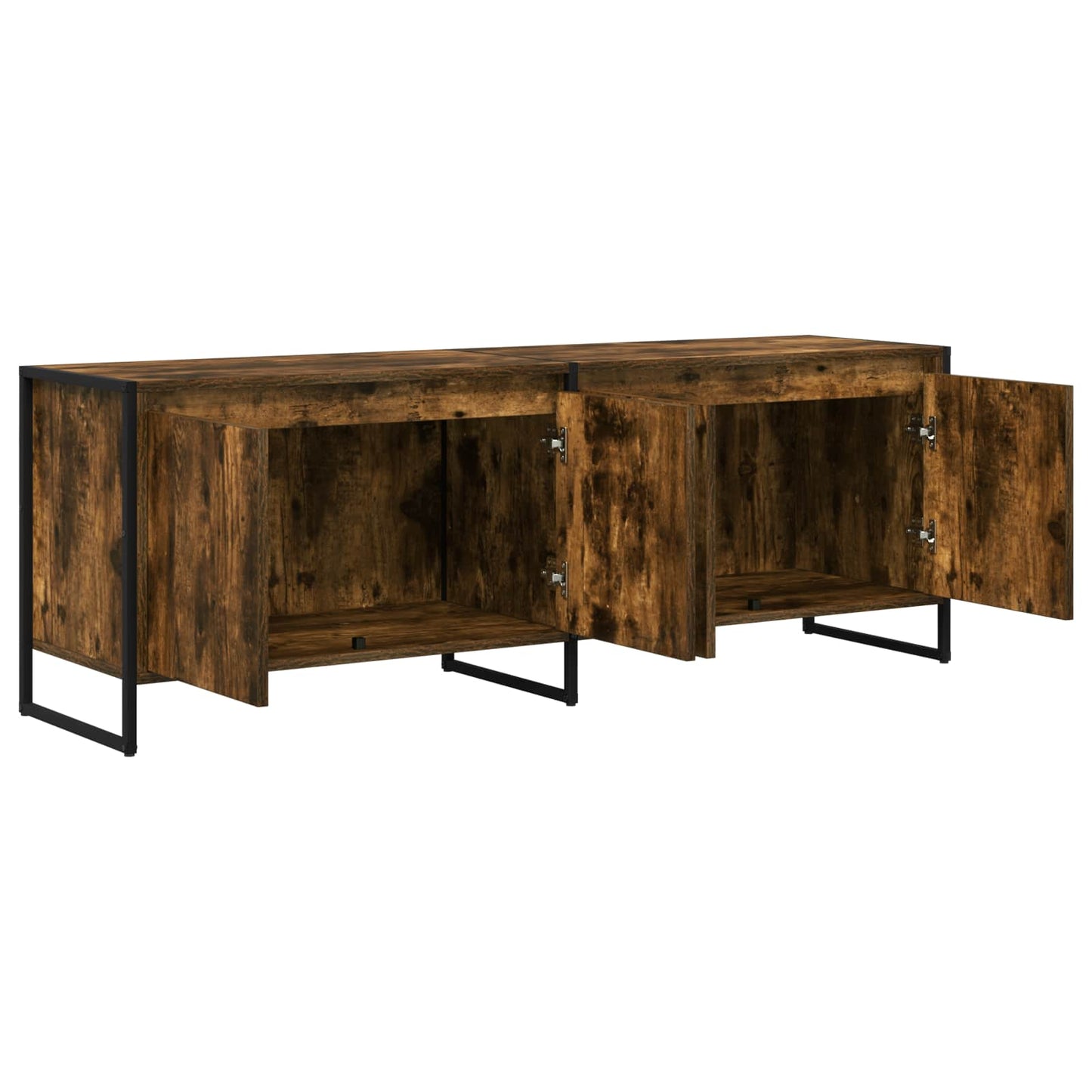 TV-Schränk 140 x 36 x 49,5 cm Raucharbe Holzwerkstoff