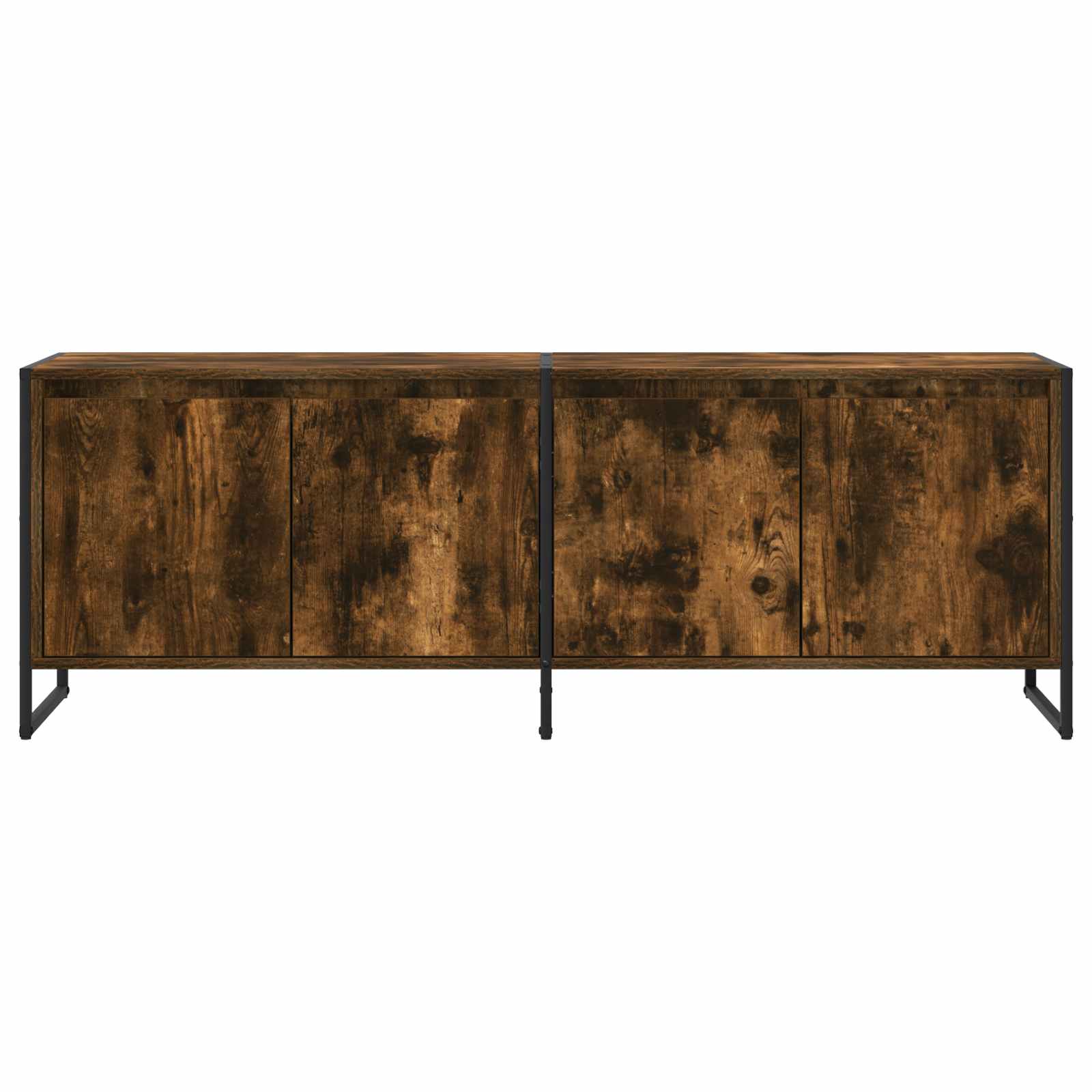 TV-Schränk 140 x 36 x 49,5 cm Raucharbe Holzwerkstoff