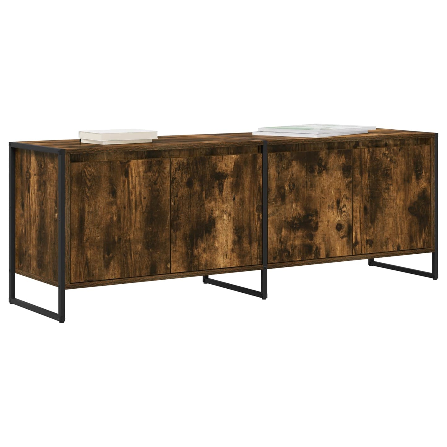 TV-Schränk 140 x 36 x 49,5 cm Raucharbe Holzwerkstoff