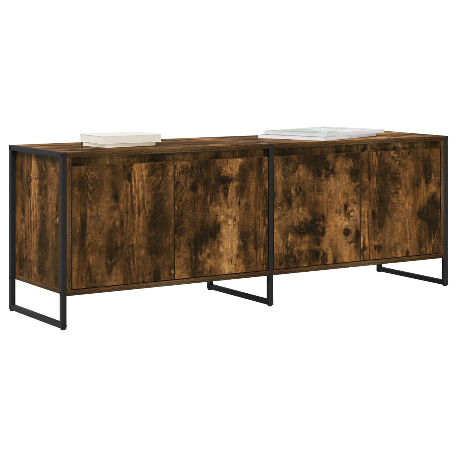 TV-Schränk 140 x 36 x 49,5 cm Raucharbe Holzwerkstoff