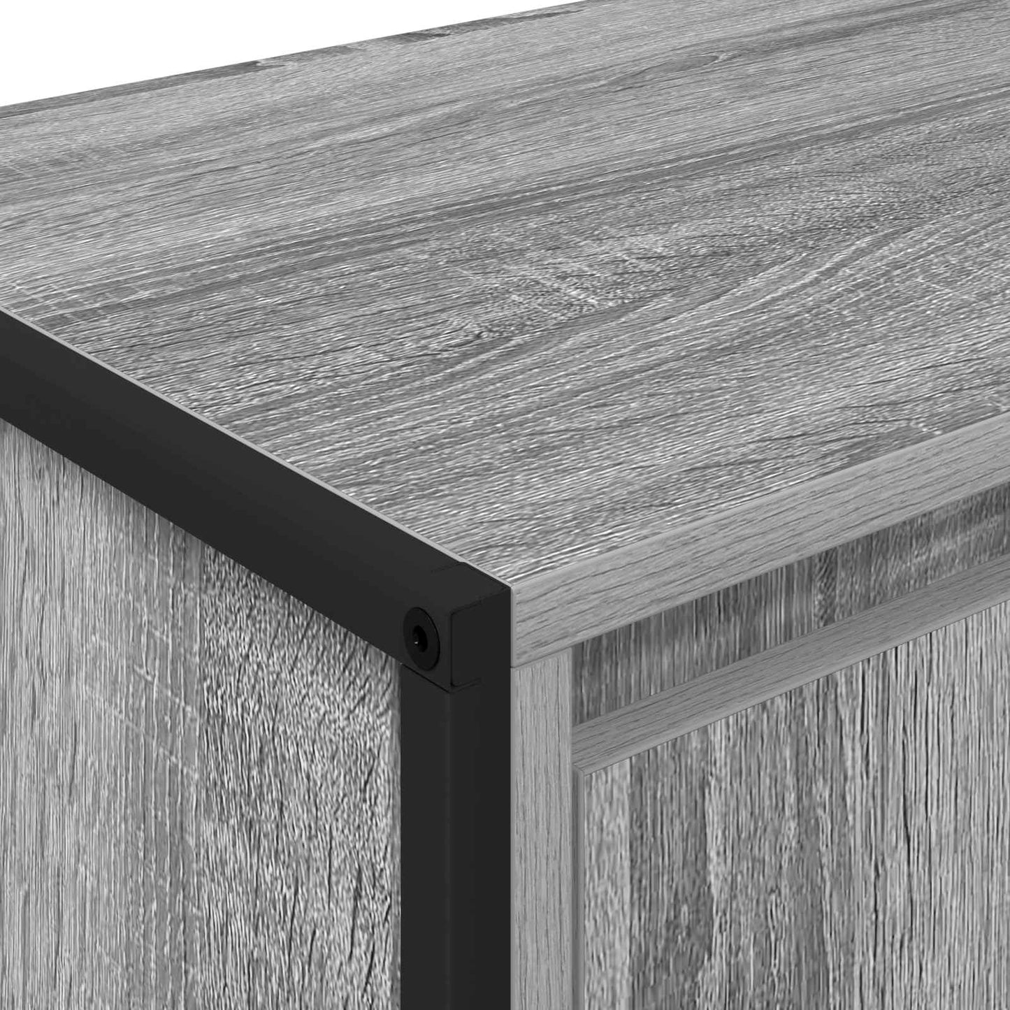 TV-Schränk 140 x 36 x 49,5 cm Graues Sonoma Holzwerkstoff