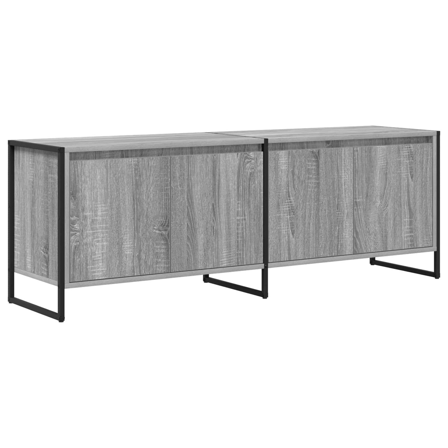 TV-Schränk 140 x 36 x 49,5 cm Graues Sonoma Holzwerkstoff