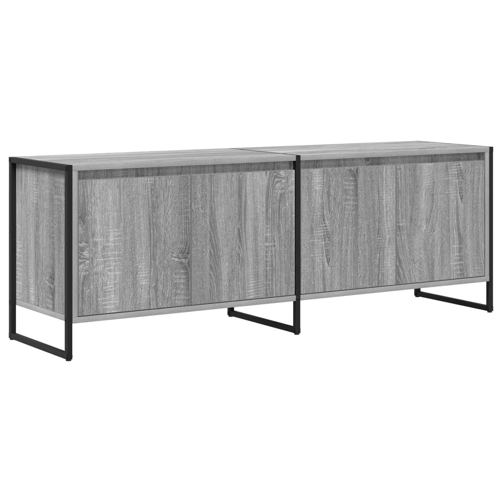 TV-Schränk 140 x 36 x 49,5 cm Graues Sonoma Holzwerkstoff