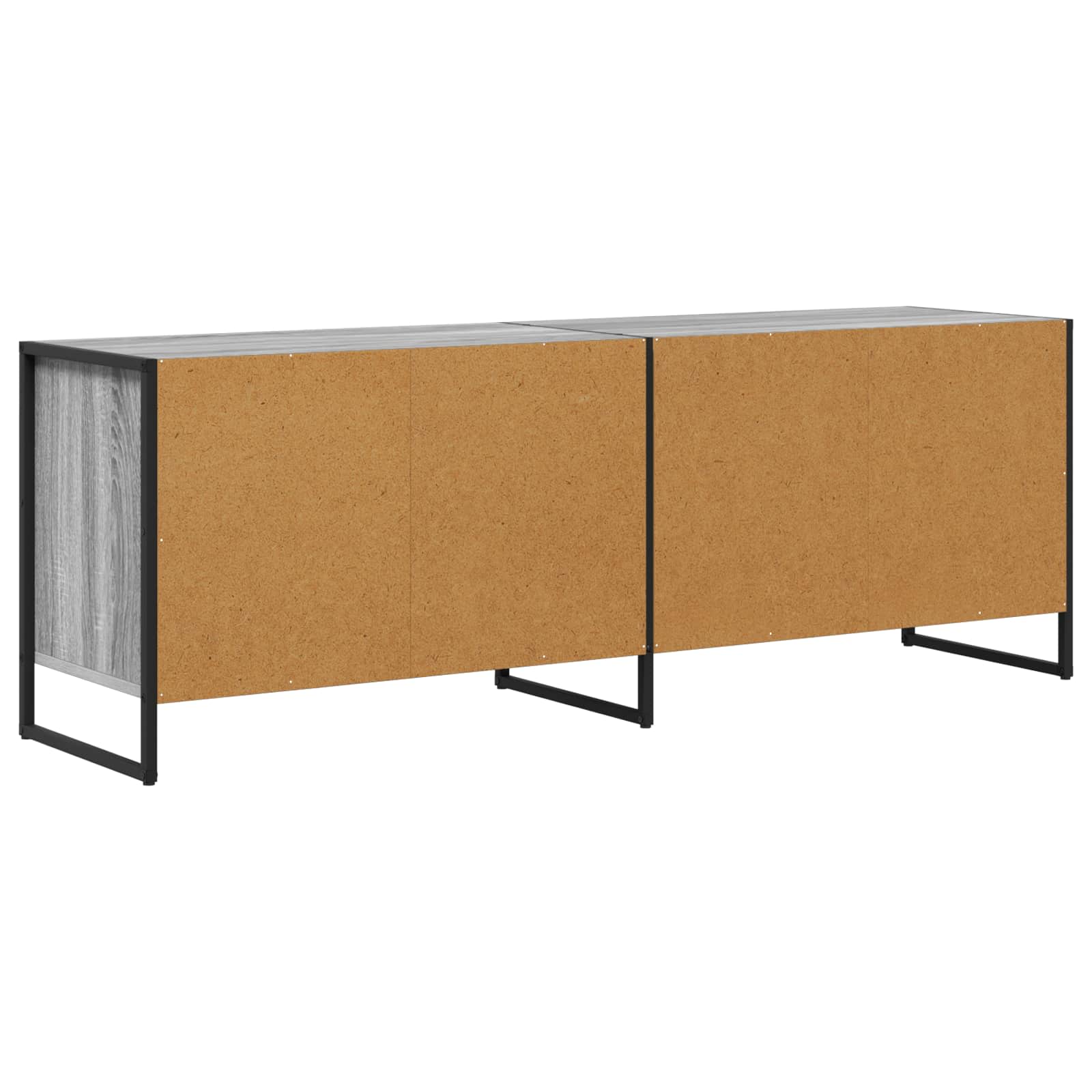 TV-Schränk 140 x 36 x 49,5 cm Graues Sonoma Holzwerkstoff