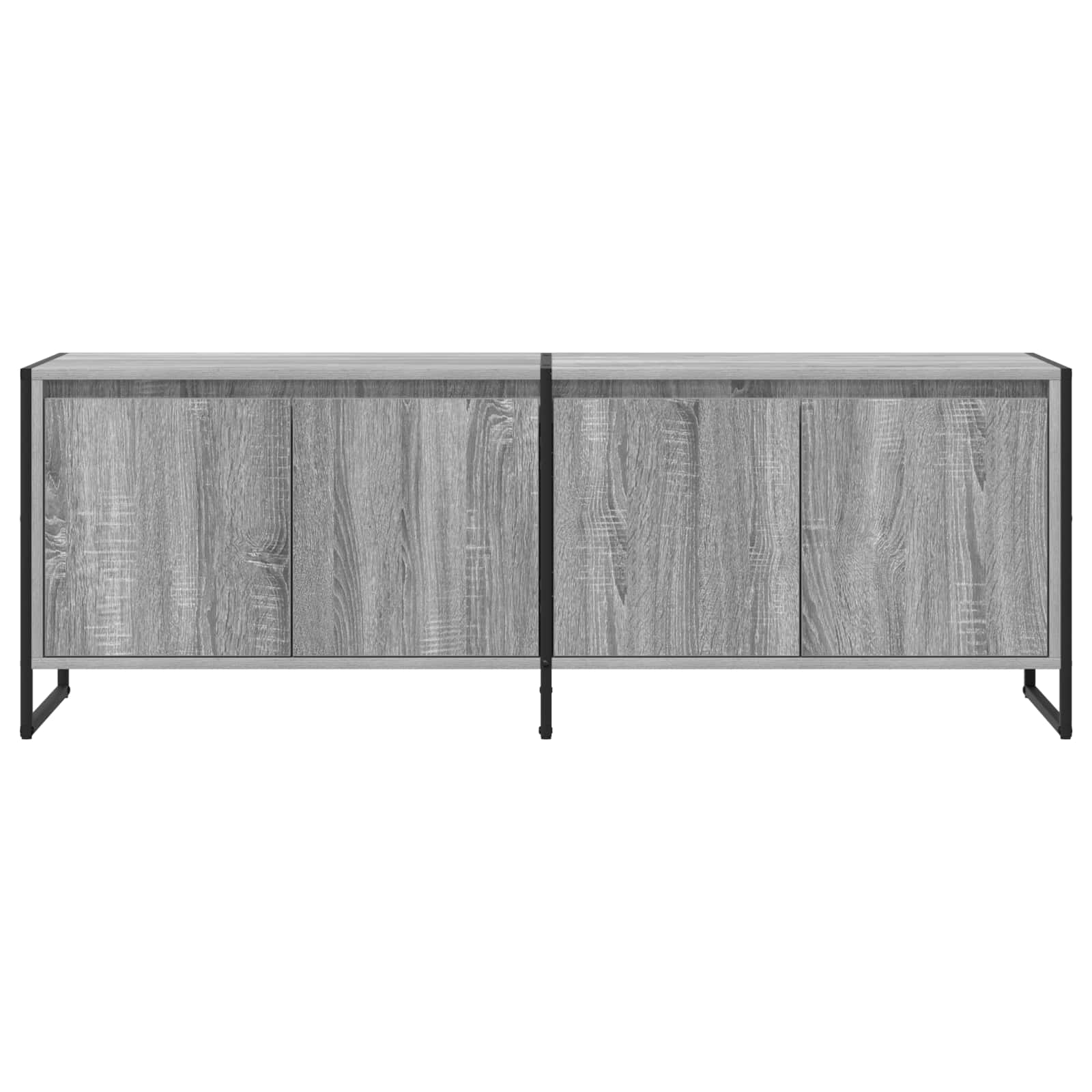 TV-Schränk 140 x 36 x 49,5 cm Graues Sonoma Holzwerkstoff