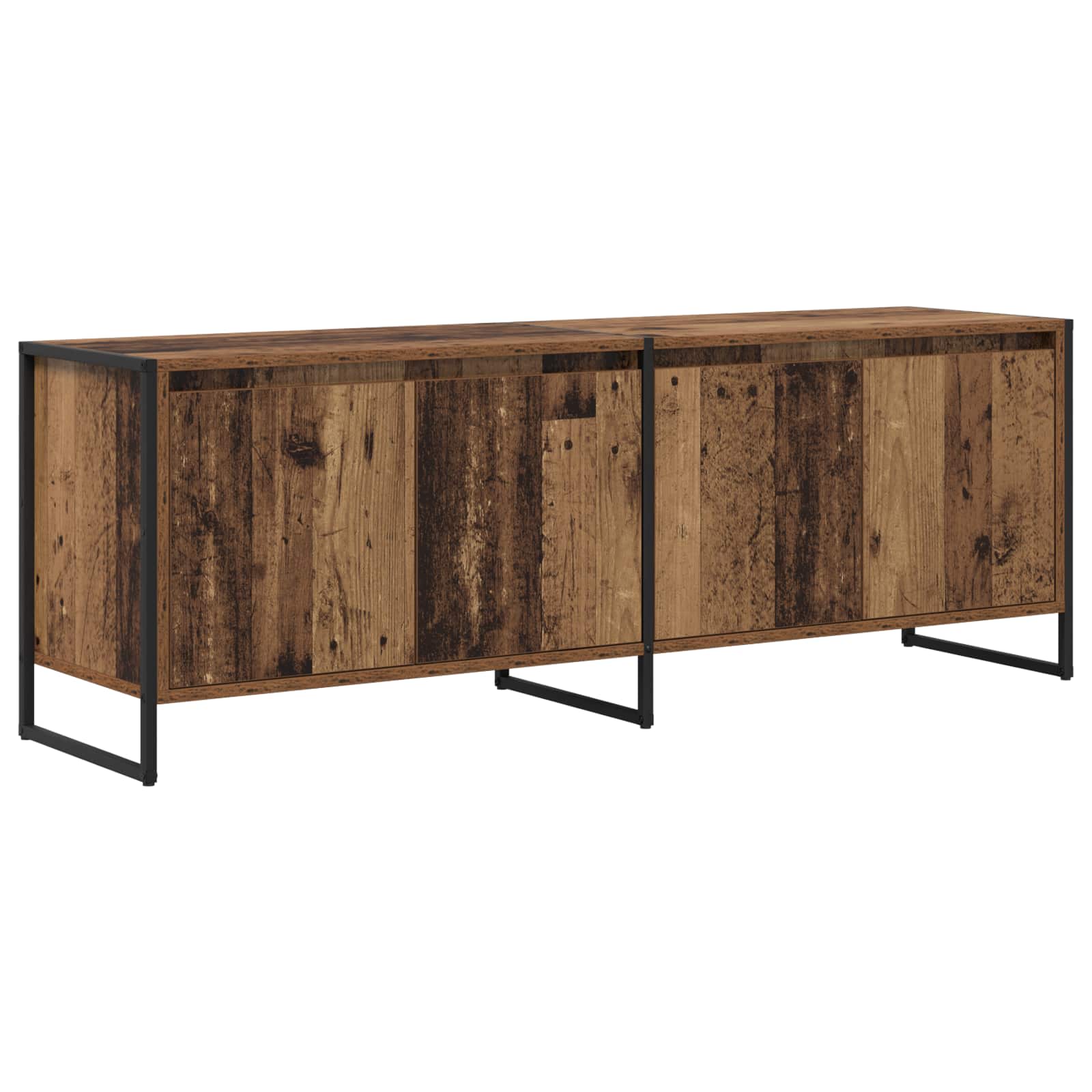 TV-Schränk 140 x 36 x 49,5 cm Altholz Holzwerkstoff