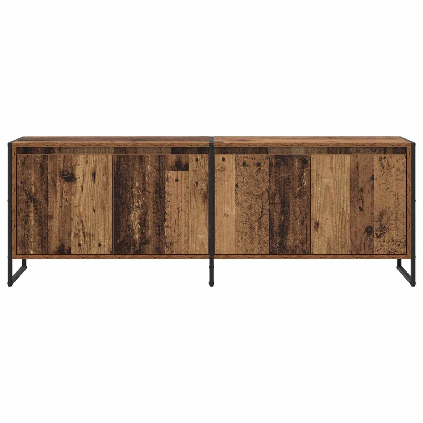 TV-Schränk 140 x 36 x 49,5 cm Altholz Holzwerkstoff