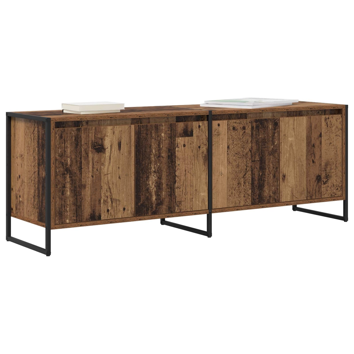 TV-Schränk 140 x 36 x 49,5 cm Altholz Holzwerkstoff