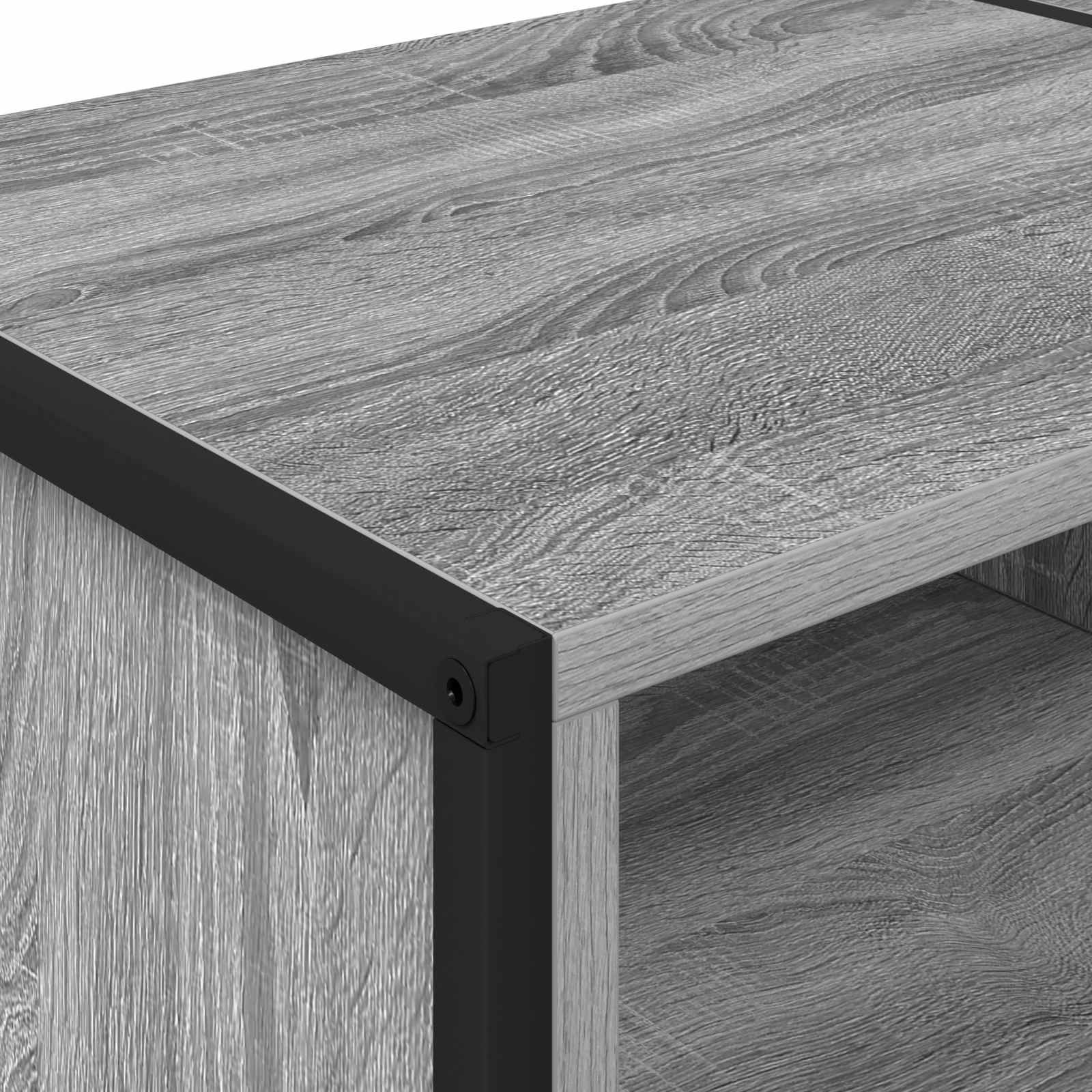 TV-Schränk 170,5 x 36 x 30,5 cm Graues Sonoma Holzwerkstoff