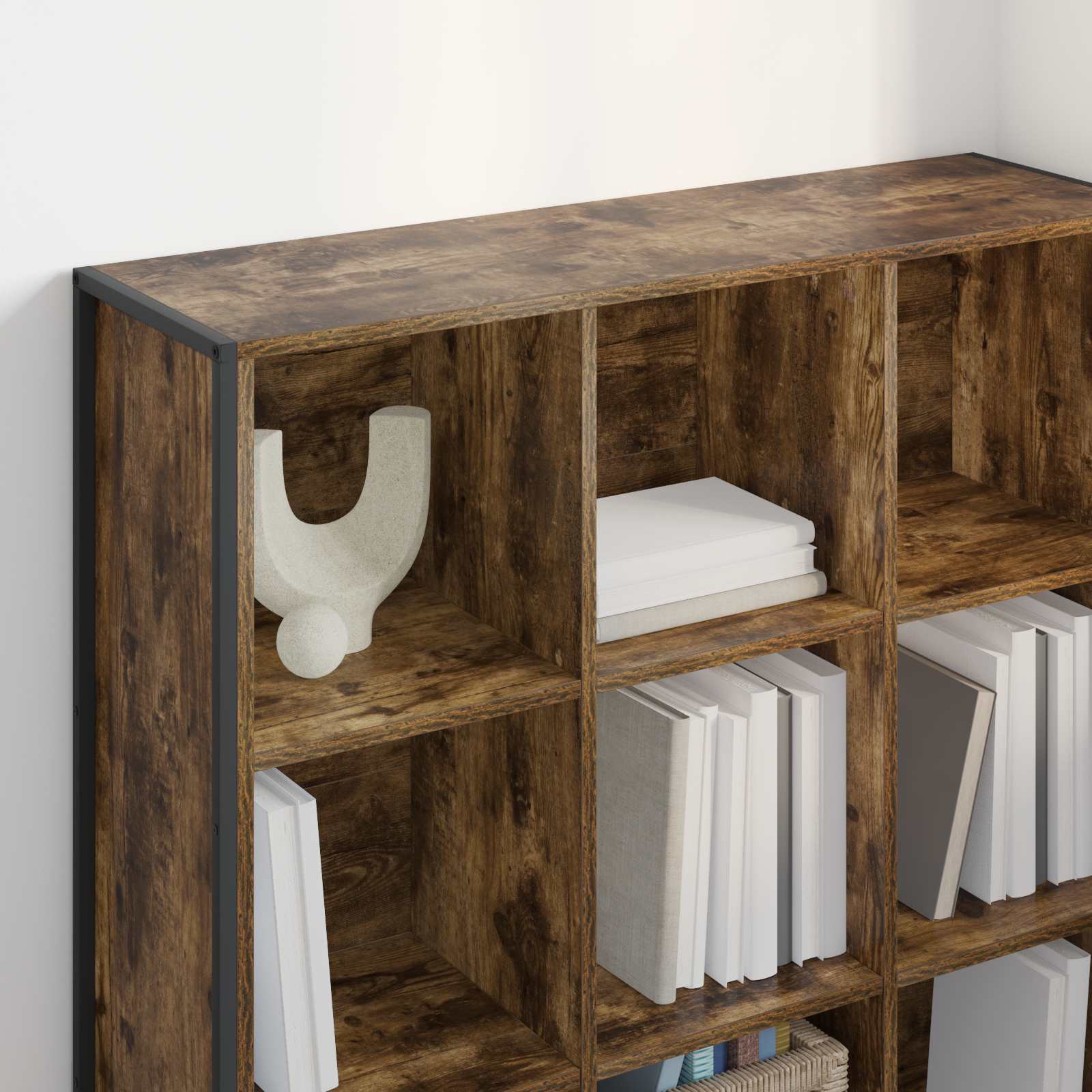 Bücherregal 99,5 x 30 x 108,5 cm Holzwerkstoff Raucharbe
