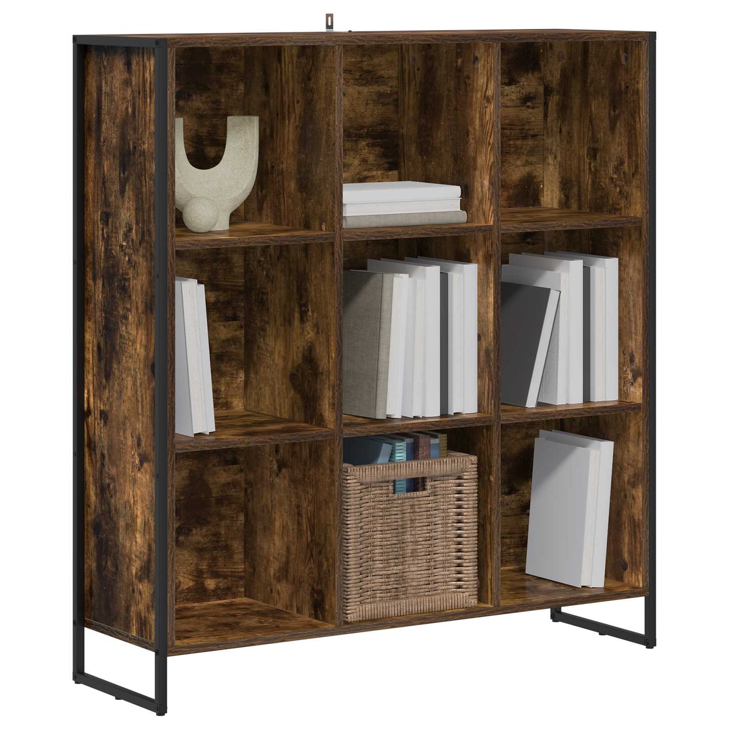 Bücherregal 99,5 x 30 x 108,5 cm Holzwerkstoff Raucharbe