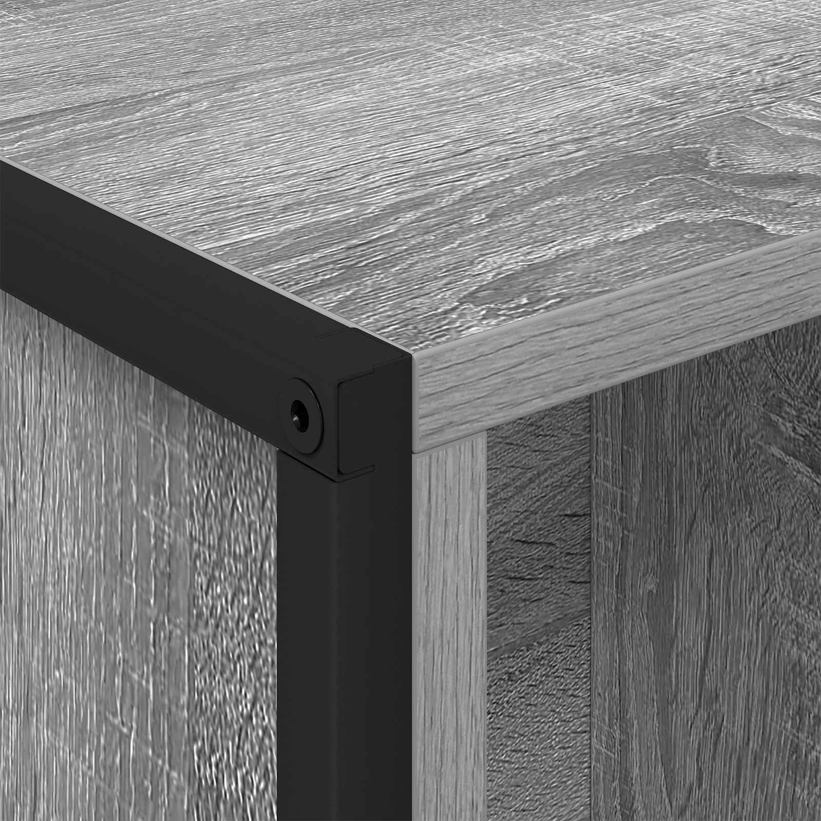 Bücherregal 99,5 x 30 x 108,5 cm Holzwerkstoff Graues Sonoma