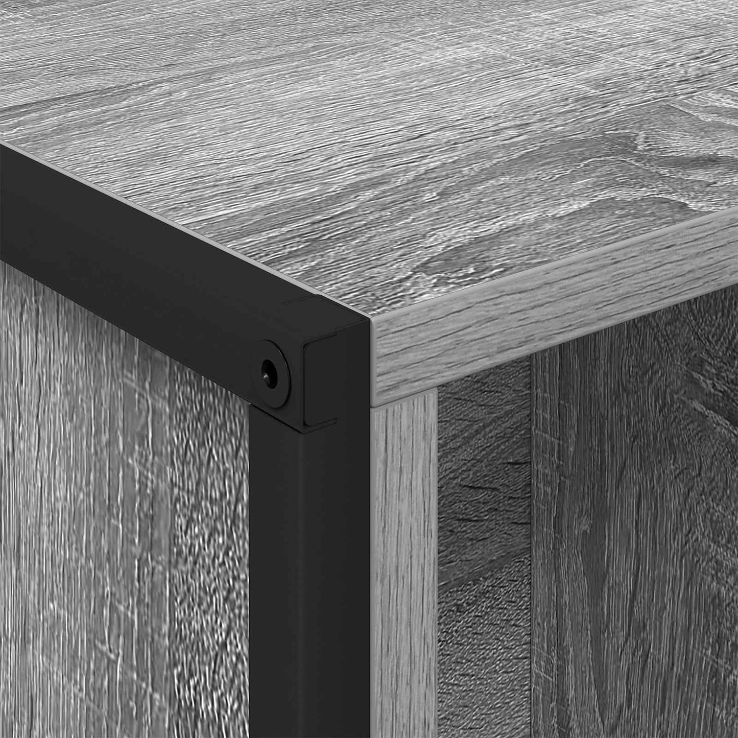 Bücherregal 99,5 x 30 x 108,5 cm Holzwerkstoff Graues Sonoma