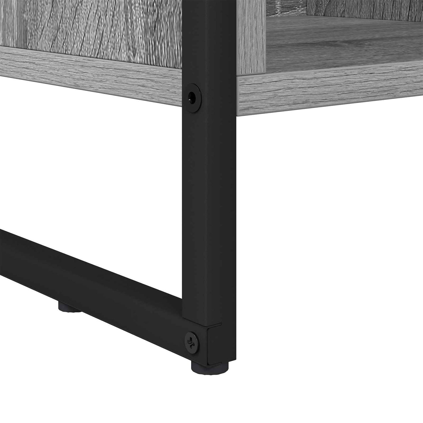 Bücherregal 99,5 x 30 x 108,5 cm Holzwerkstoff Graues Sonoma