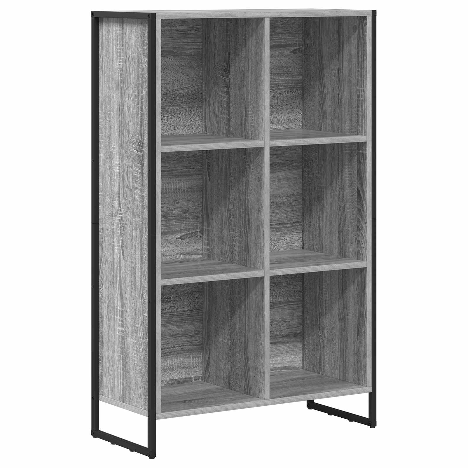 Bücherregal 99,5 x 30 x 108,5 cm Holzwerkstoff Graues Sonoma