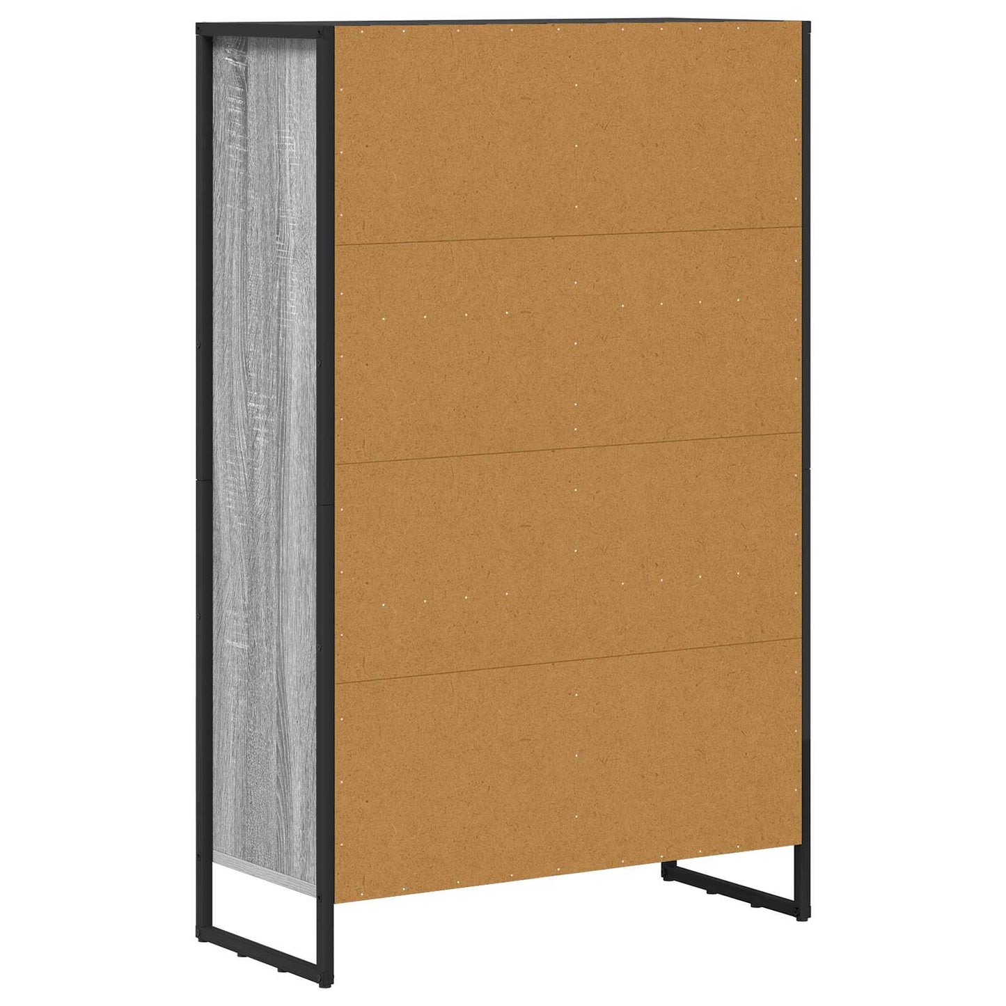 Bücherregal 99,5 x 30 x 108,5 cm Holzwerkstoff Graues Sonoma