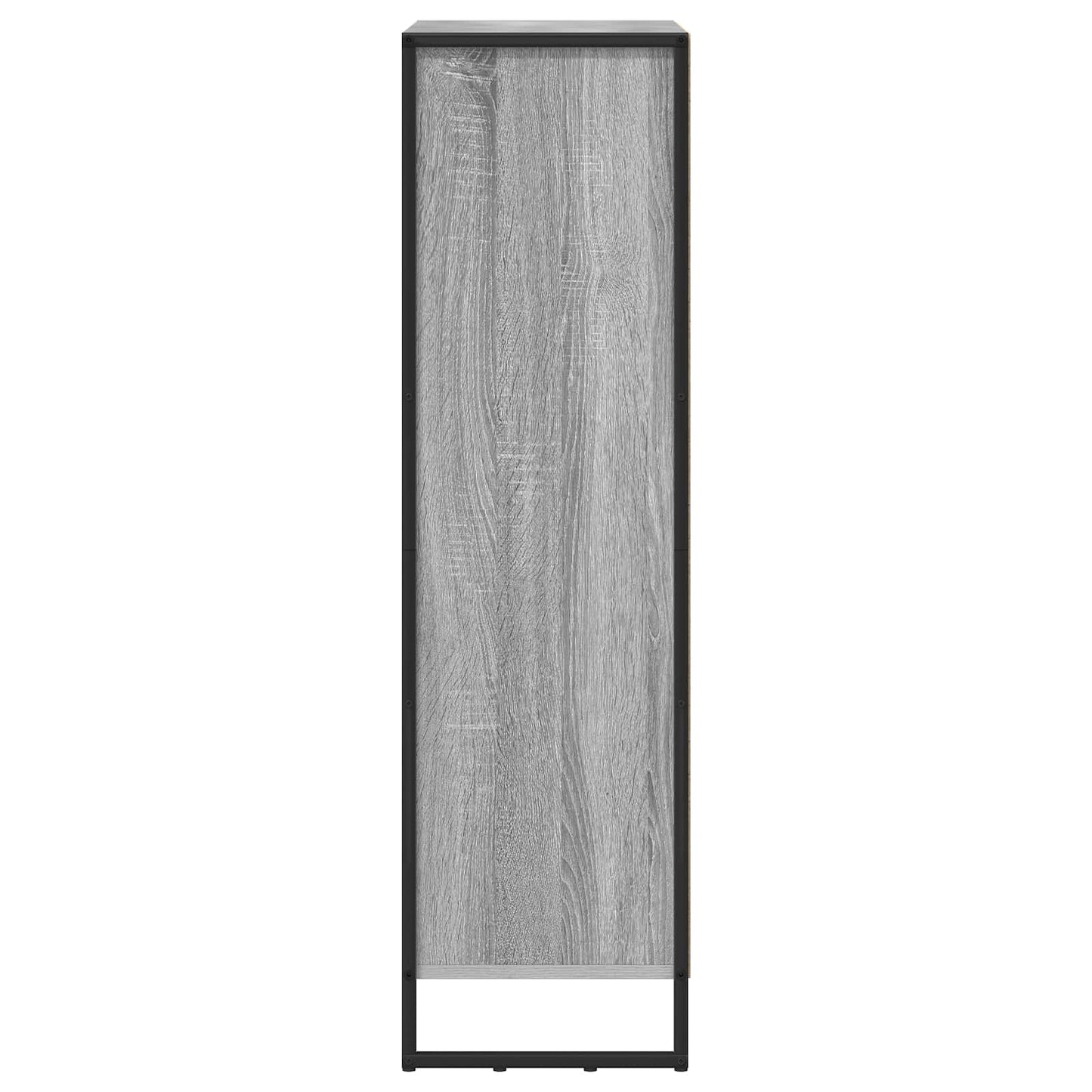 Bücherregal 99,5 x 30 x 108,5 cm Holzwerkstoff Graues Sonoma
