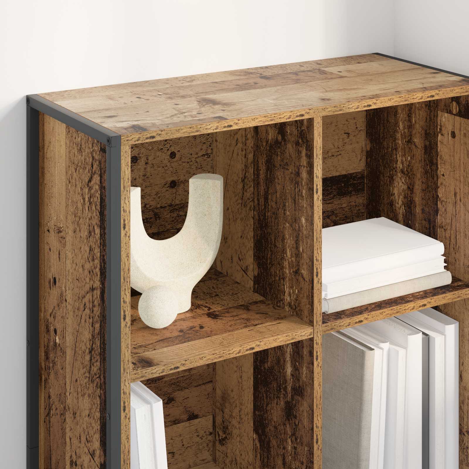 Bücherregal 99,5 x 30 x 108,5 cm Holzwerkstoff Altholz
