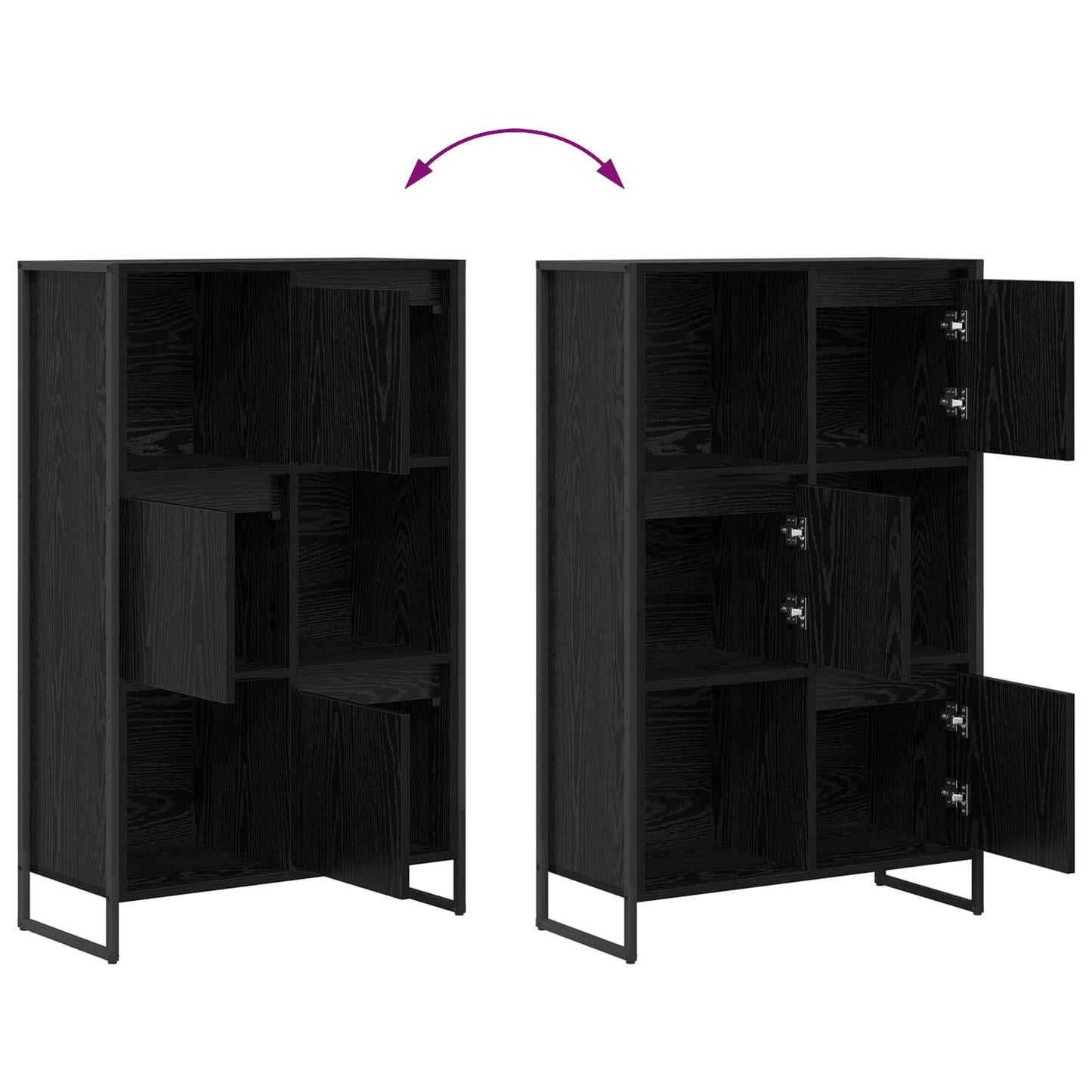 Bücherregal 68 x 30 x 108.5 cm Holzwerkstoff