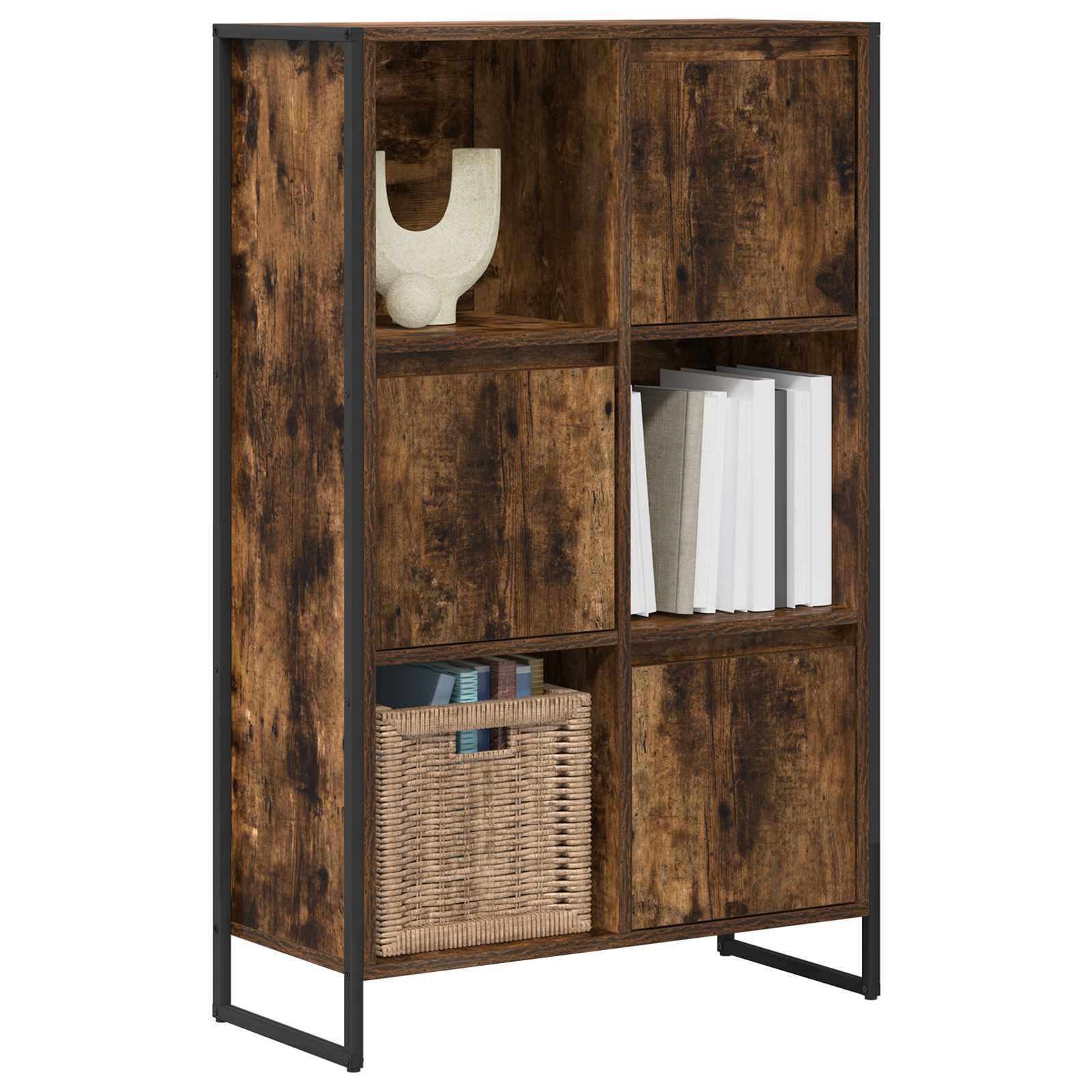 Bücherregal 68 x 30 x 108.5 cm Holzwerkstoff Raucharbe