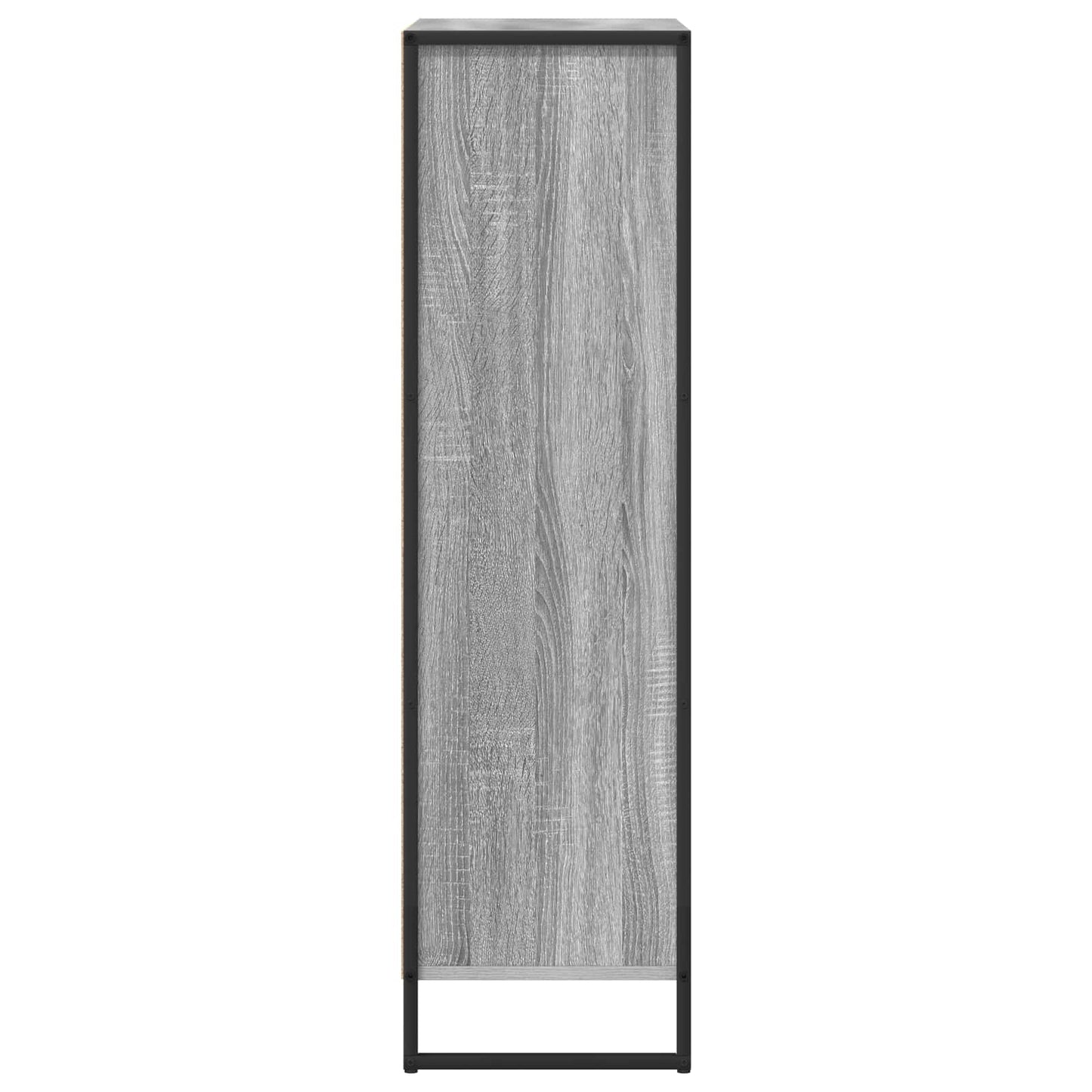 Bücherregal 68 x 30 x 108.5 cm Holzwerkstoff Graues Sonoma