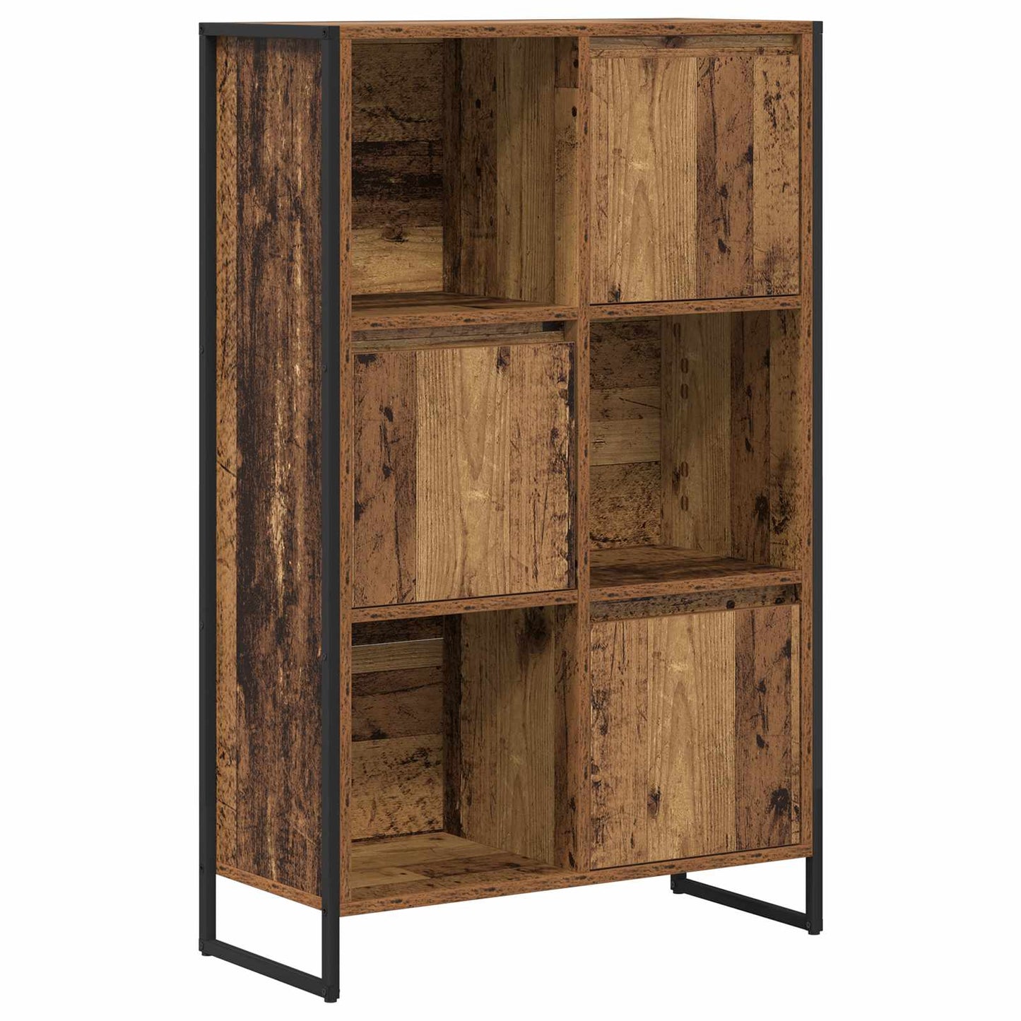 Bücherregal 68 x 30 x 108.5 cm Holzwerkstoff Altholz