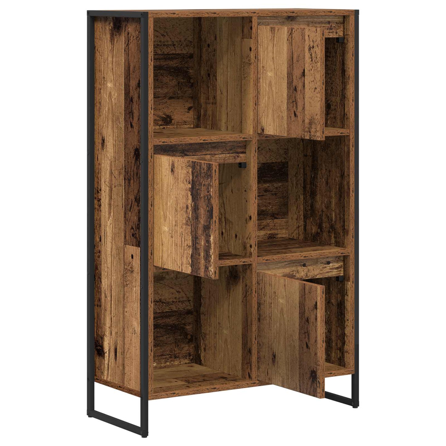 Bücherregal 68 x 30 x 108.5 cm Holzwerkstoff Altholz