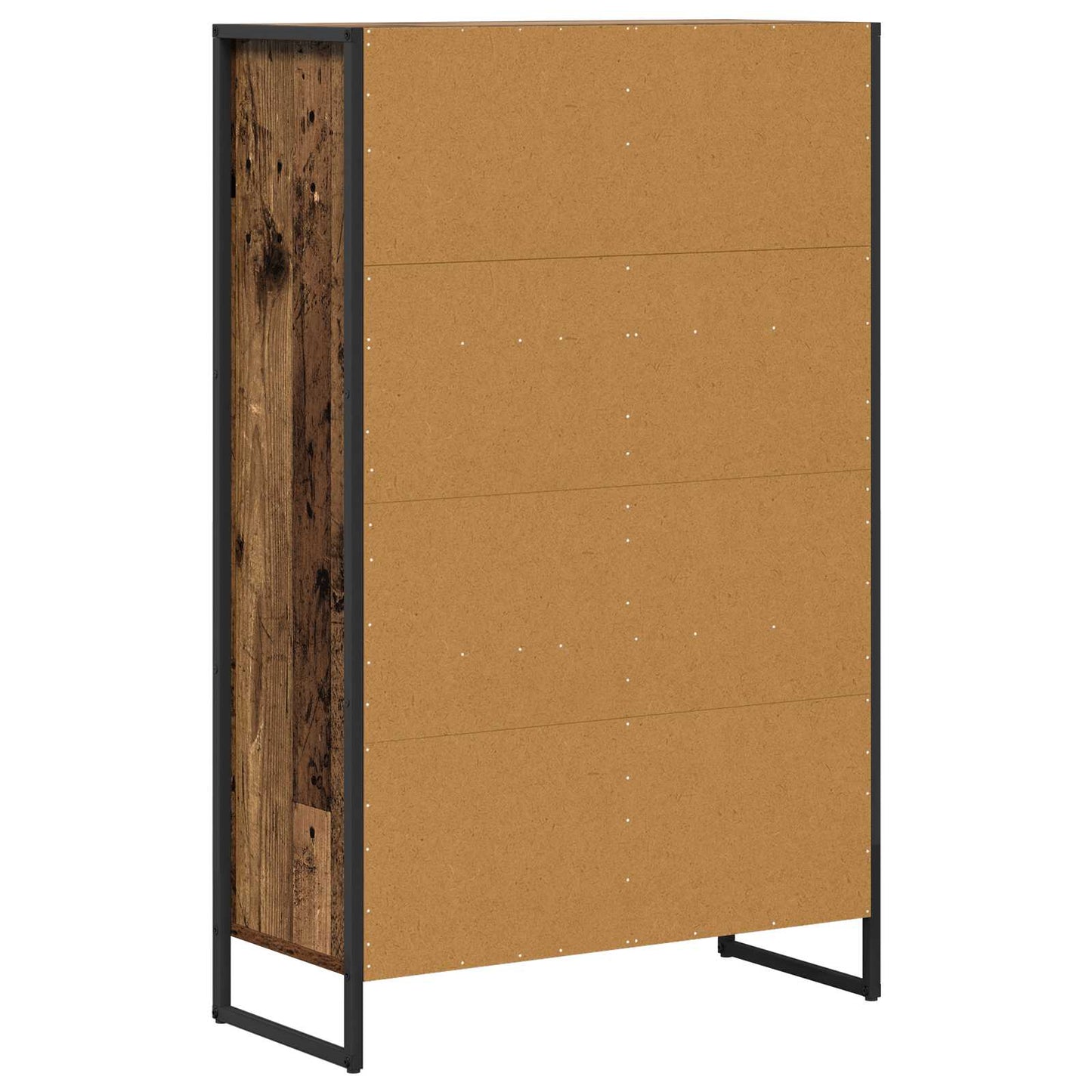Bücherregal 68 x 30 x 108.5 cm Holzwerkstoff Altholz