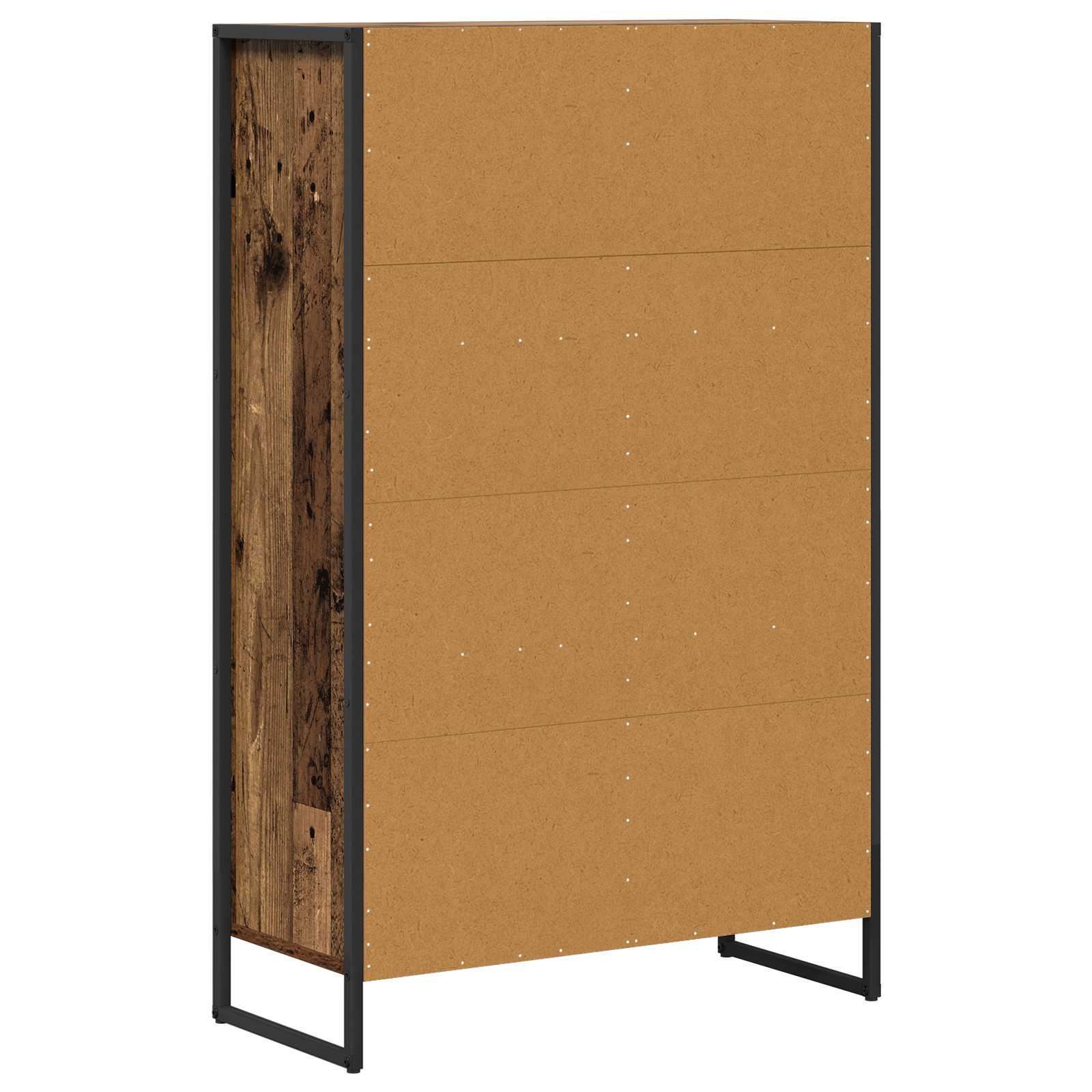 Bücherregal 68 x 30 x 108.5 cm Holzwerkstoff Altholz
