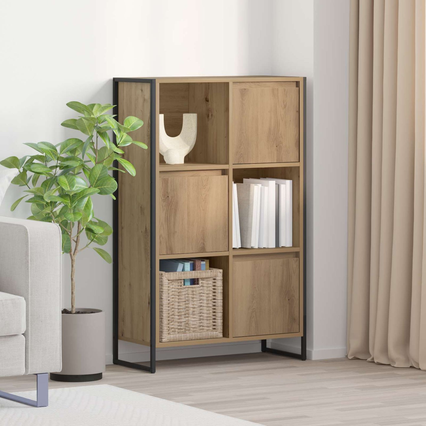 Bücherregal 68 x 30 x 108.5 cm Holzwerkstoff