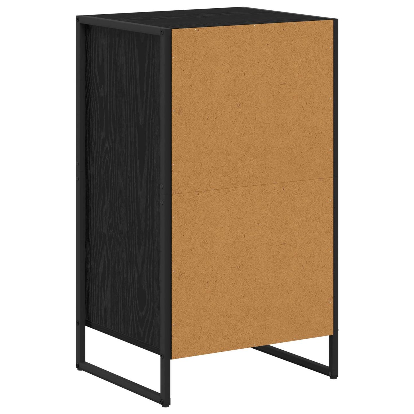 Sideboard Schwarz Eichen-Optik 42 x 36 x 75,5 cm Holzwerkstoff