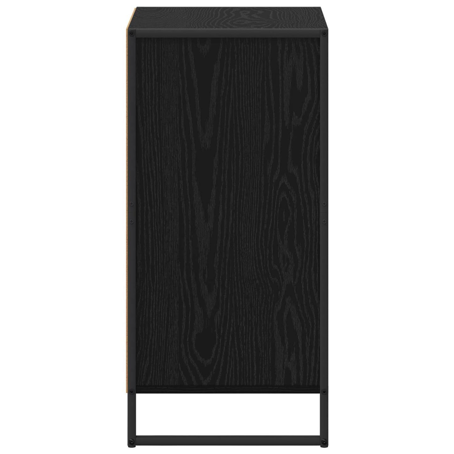 Sideboard Schwarz Eichen-Optik 42 x 36 x 75,5 cm Holzwerkstoff