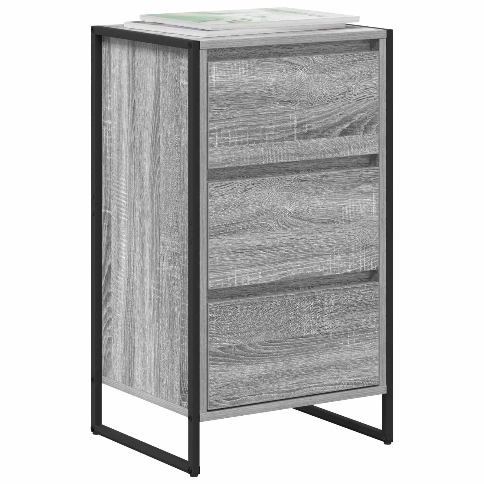 Sideboard Graues Sonoma 42 x 36 x 75,5 cm Holzwerkstoff