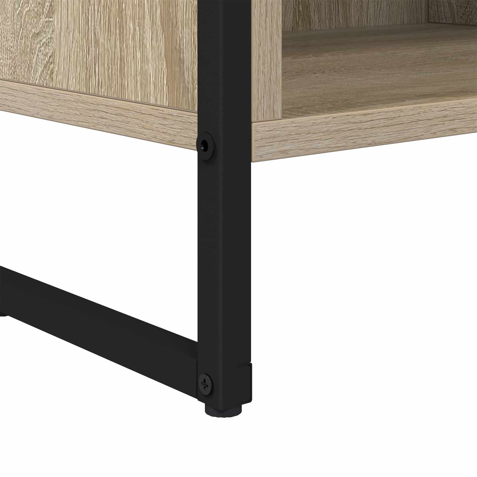 TV-Schränk 100 x 36,5 x 30,5 cm Sonoma Holzwerkstoff