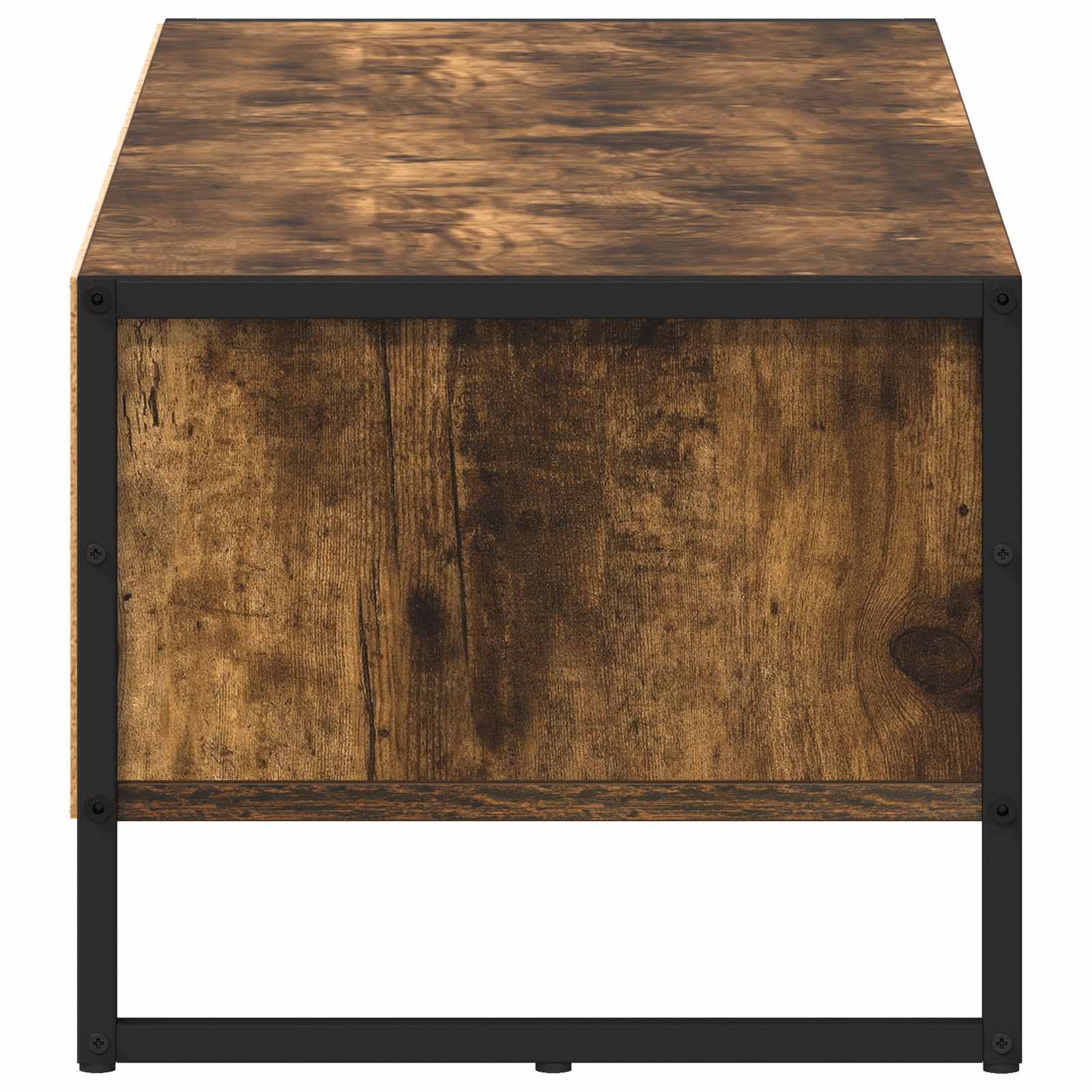 TV-Schränk 100 x 36,5 x 30,5 cm Raucharbe Holzwerkstoff
