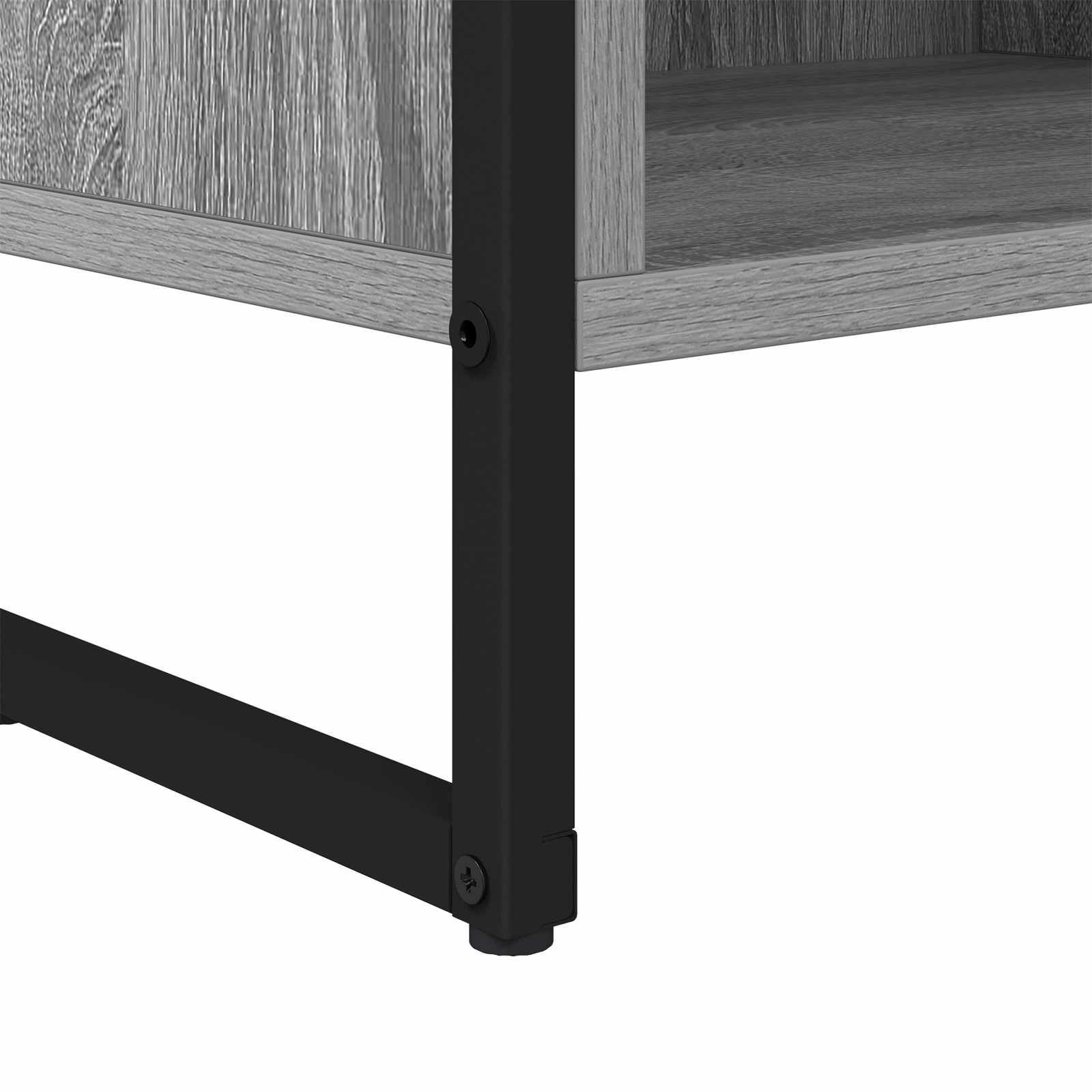 TV-Schränk 100 x 36,5 x 30,5 cm Graues Sonoma Holzwerkstoff