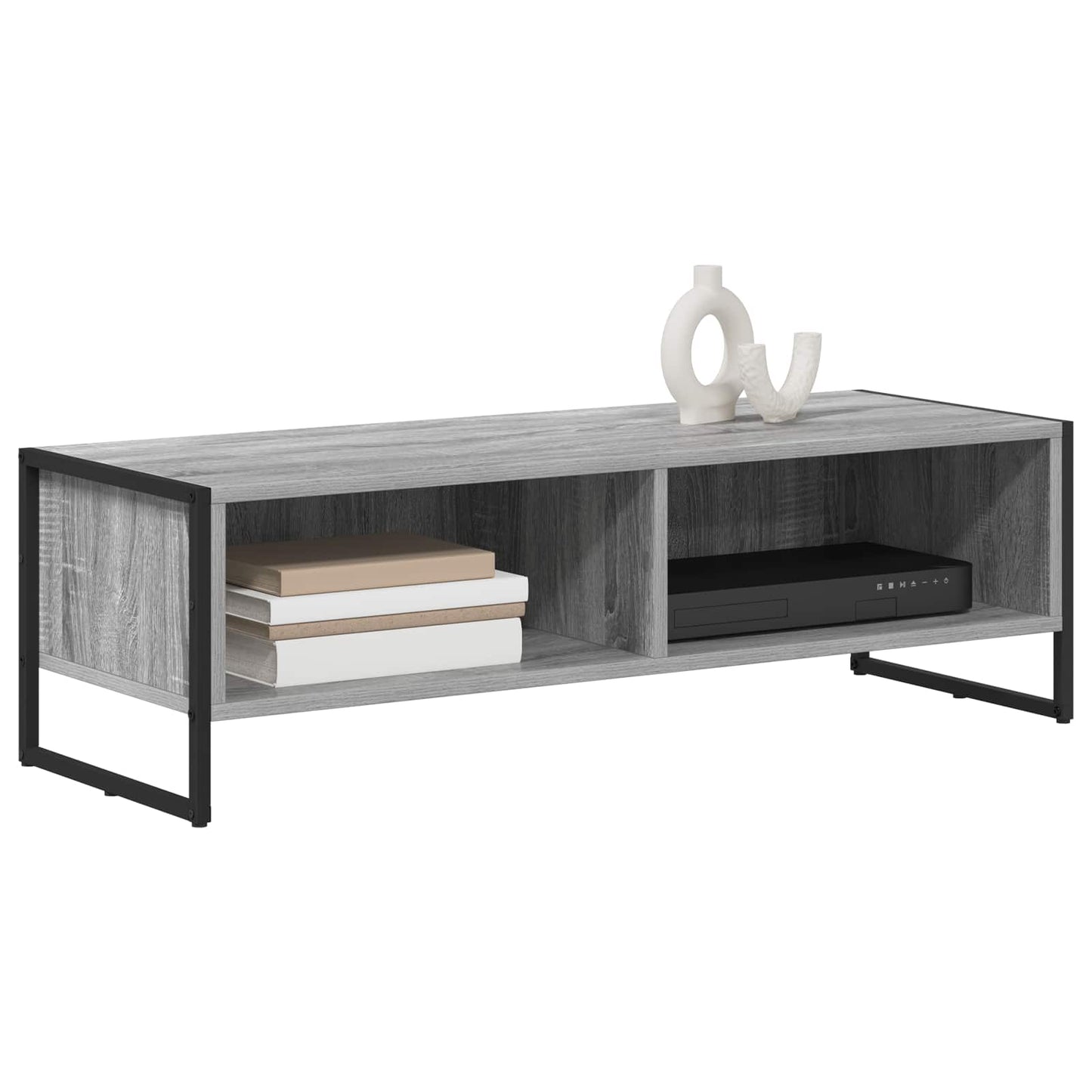 TV-Schränk 100 x 36,5 x 30,5 cm Graues Sonoma Holzwerkstoff