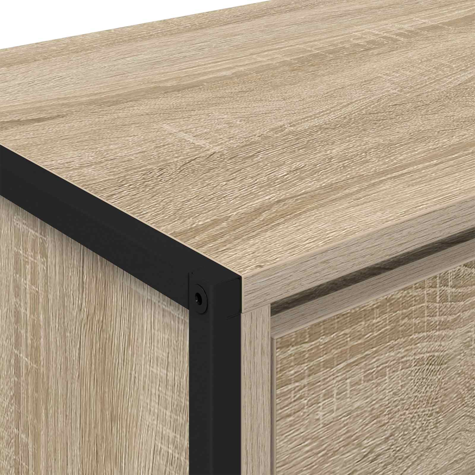 TV-Schränk 100 x 36 x 49,5 cm Sonoma Holzwerkstoff