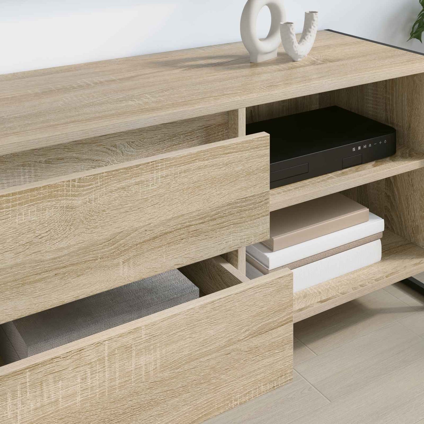 TV-Schränk 100 x 36 x 49,5 cm Sonoma Holzwerkstoff