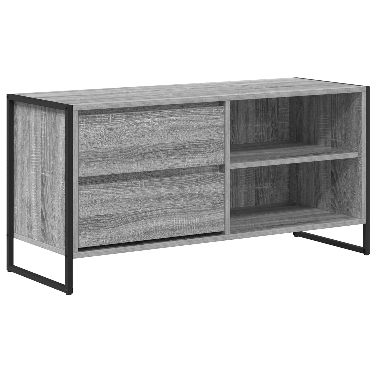 TV-Schränk 100 x 36 x 49,5 cm Graues Sonoma Holzwerkstoff