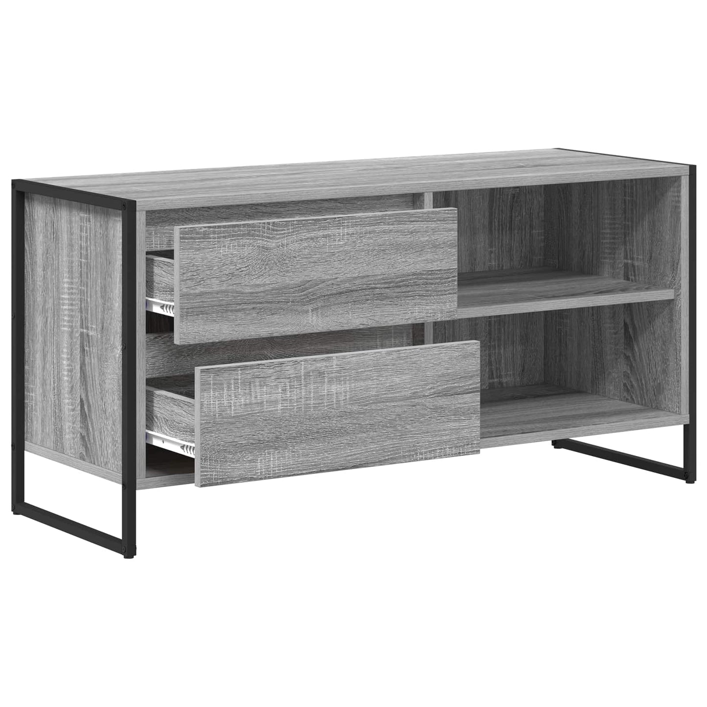 TV-Schränk 100 x 36 x 49,5 cm Graues Sonoma Holzwerkstoff
