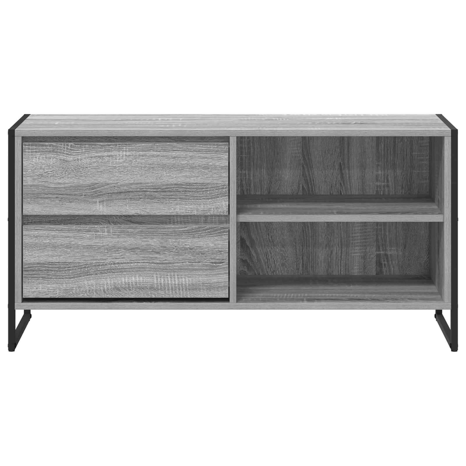 TV-Schränk 100 x 36 x 49,5 cm Graues Sonoma Holzwerkstoff