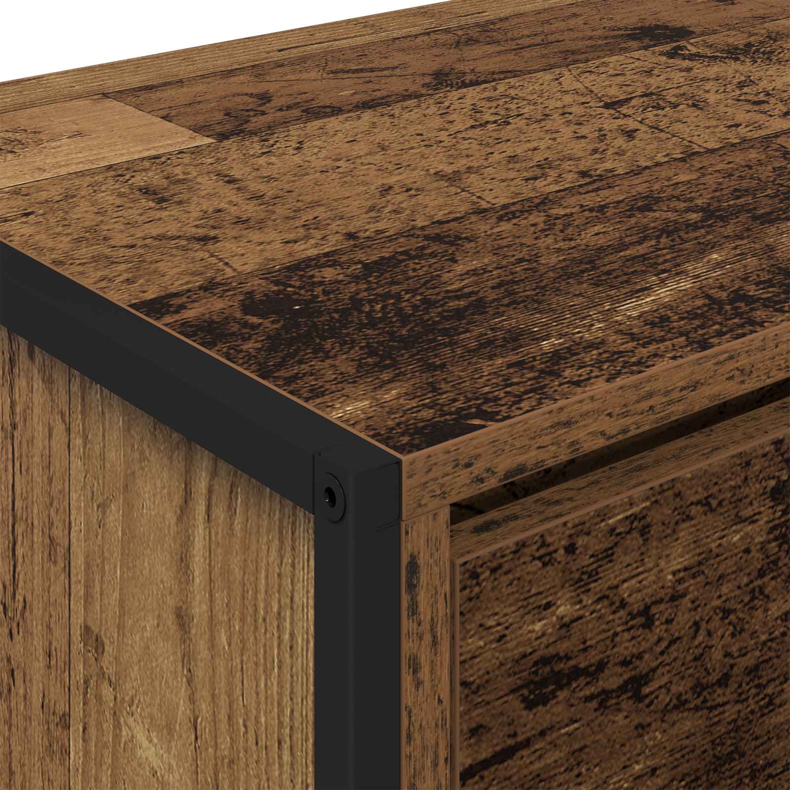 TV-Schränk 100 x 36 x 49,5 cm Altholz Holzwerkstoff