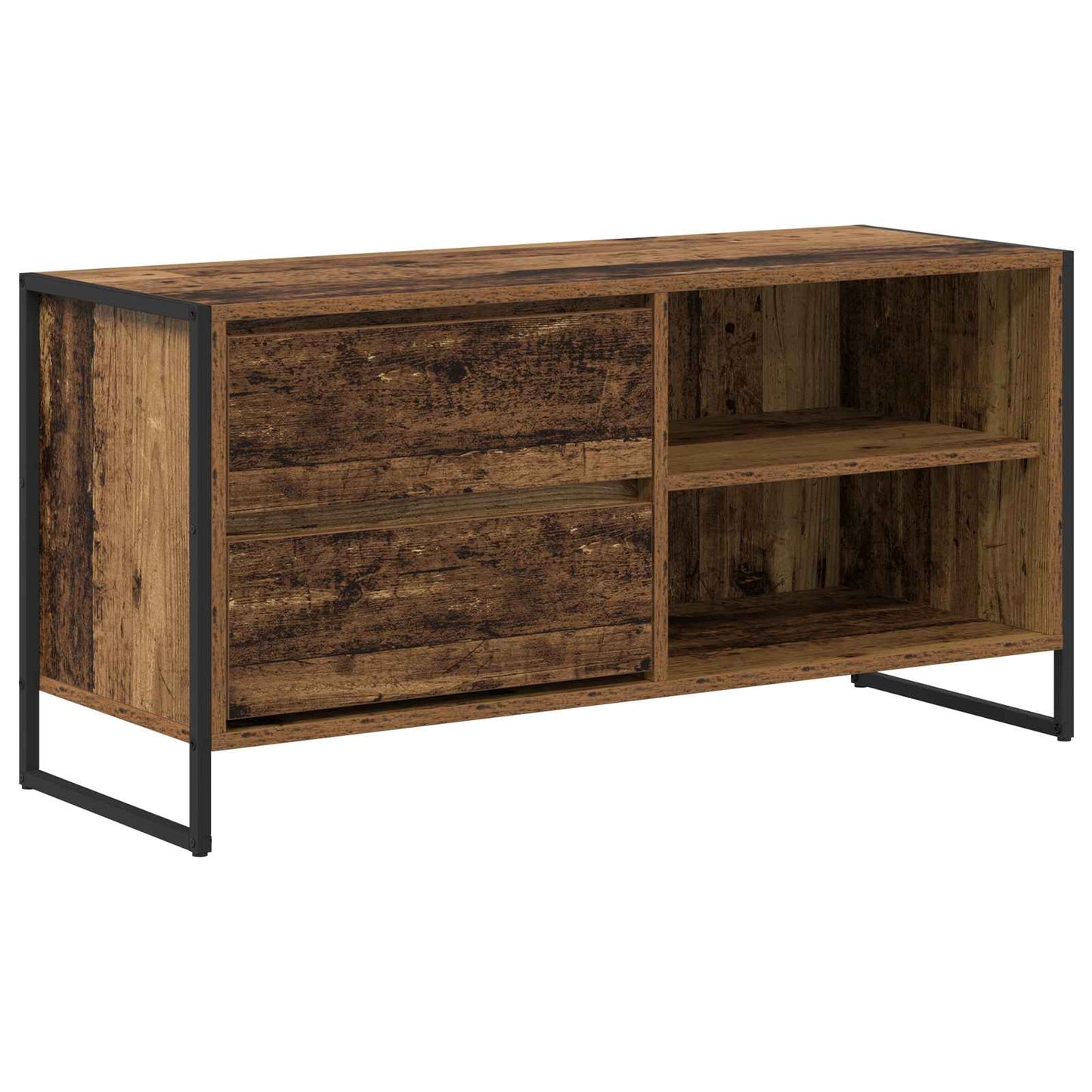 TV-Schränk 100 x 36 x 49,5 cm Altholz Holzwerkstoff