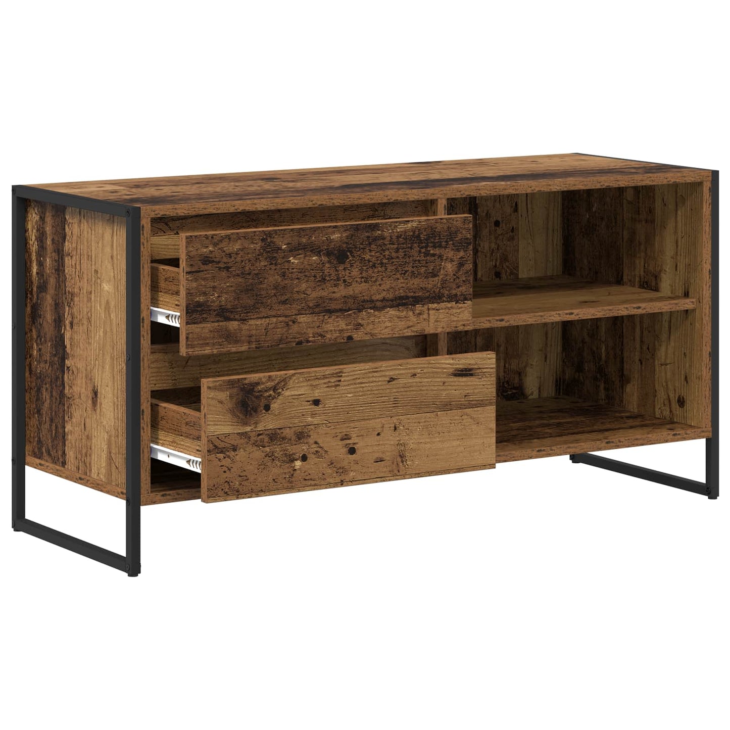 TV-Schränk 100 x 36 x 49,5 cm Altholz Holzwerkstoff
